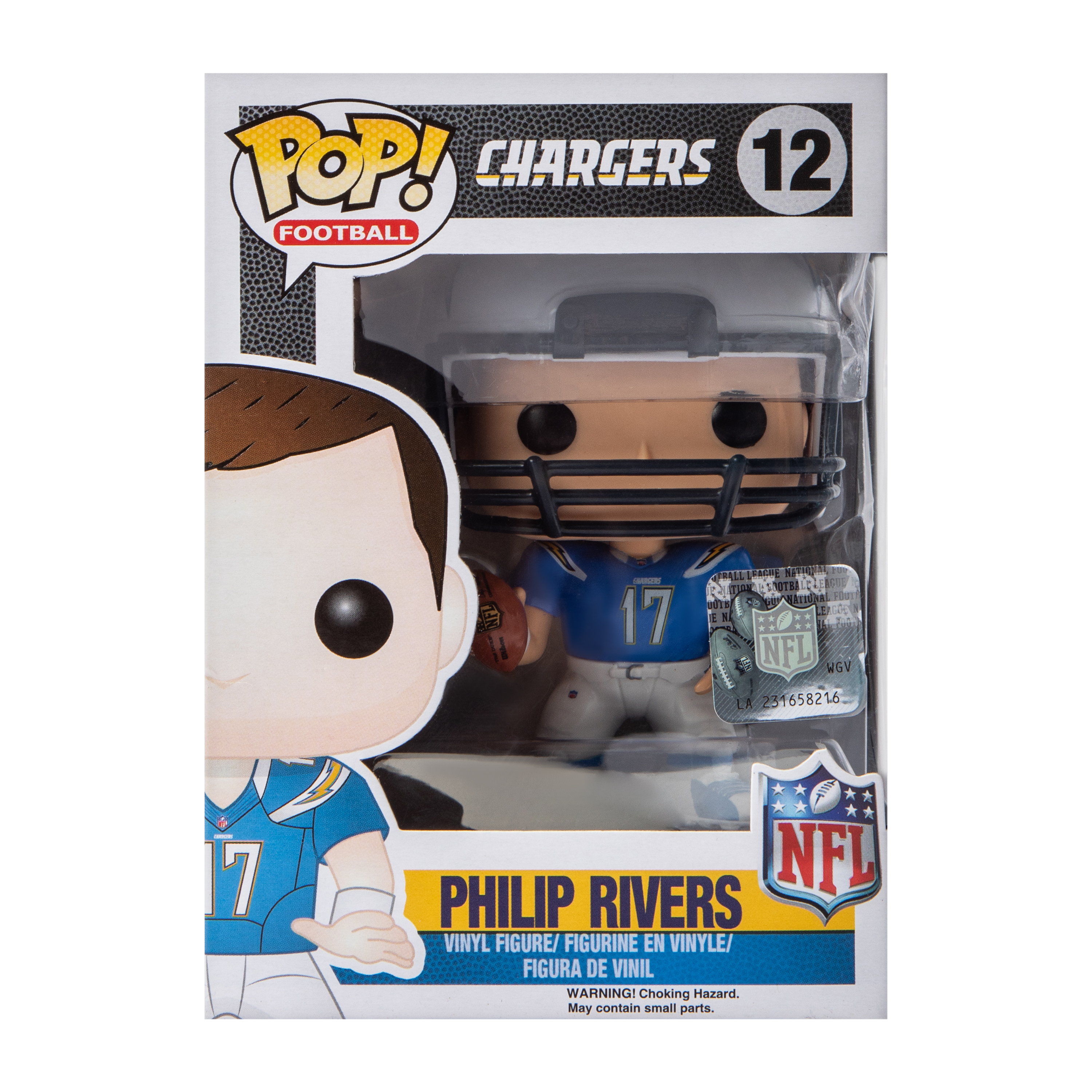Funko Pop!® Chargers Philip Rivers Vinyl Figure