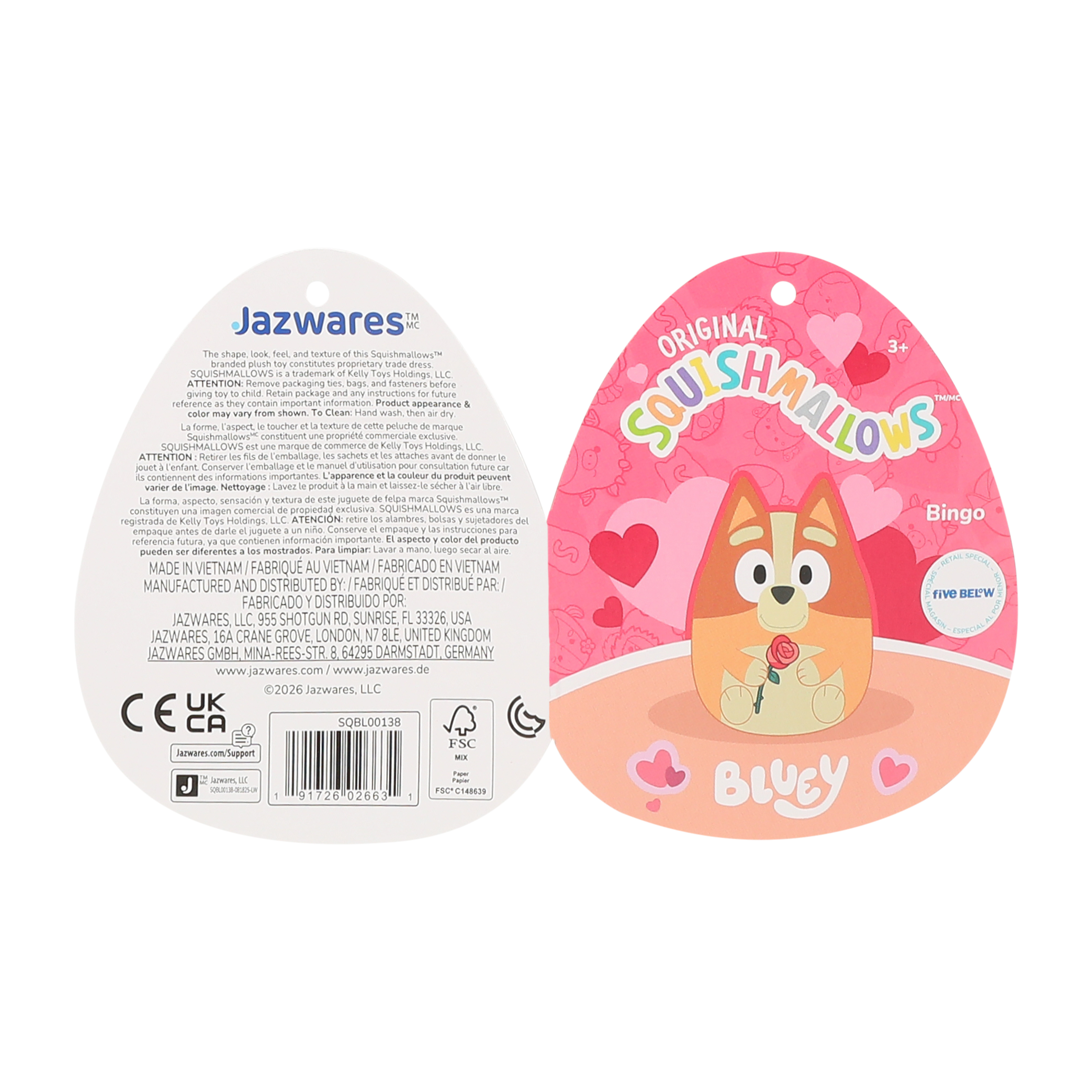 Squishmallows™ Bluey™ Plush