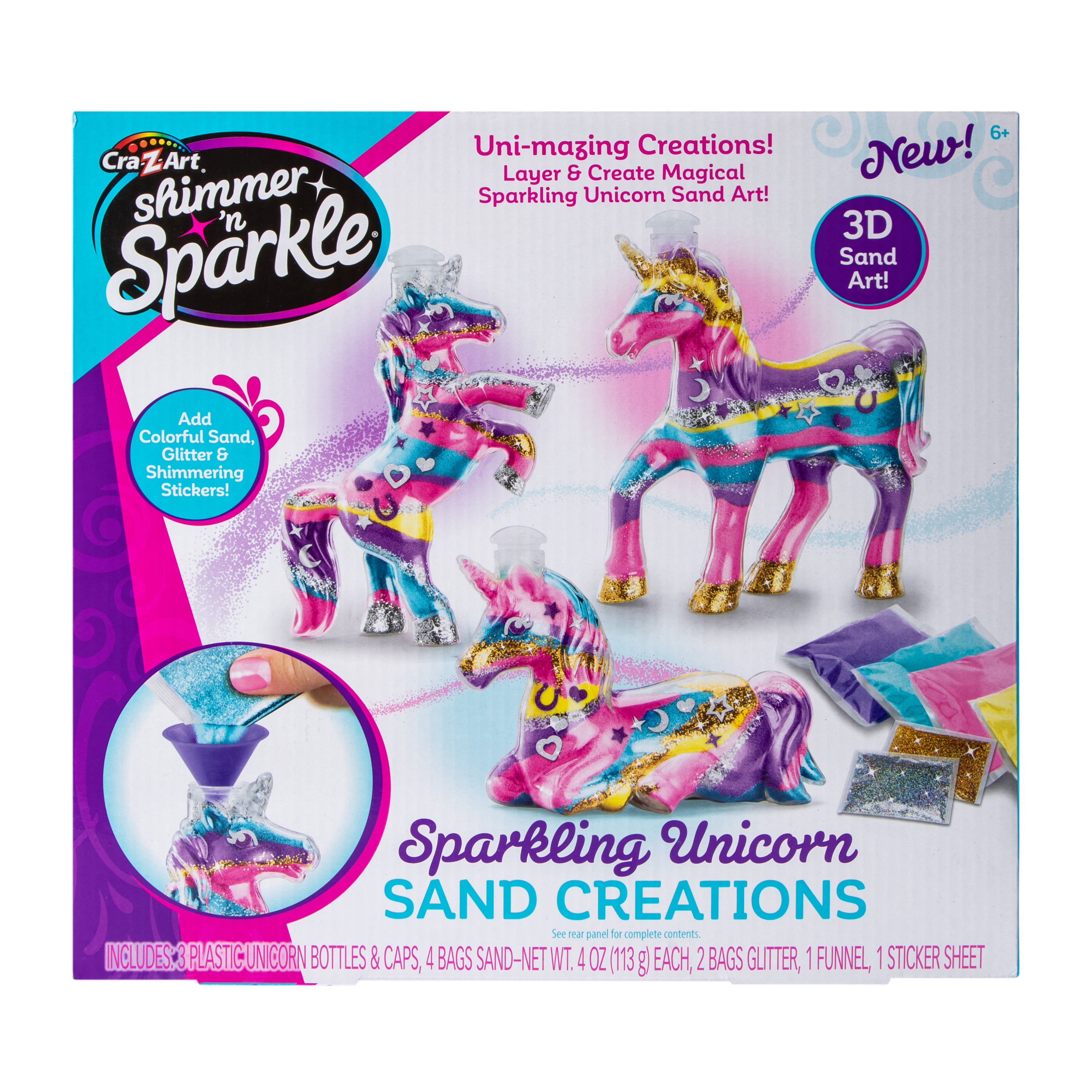 Cra-Z-Art® Shimmer 'N Sparkle Sparkling Unicorn Sand Creations Set