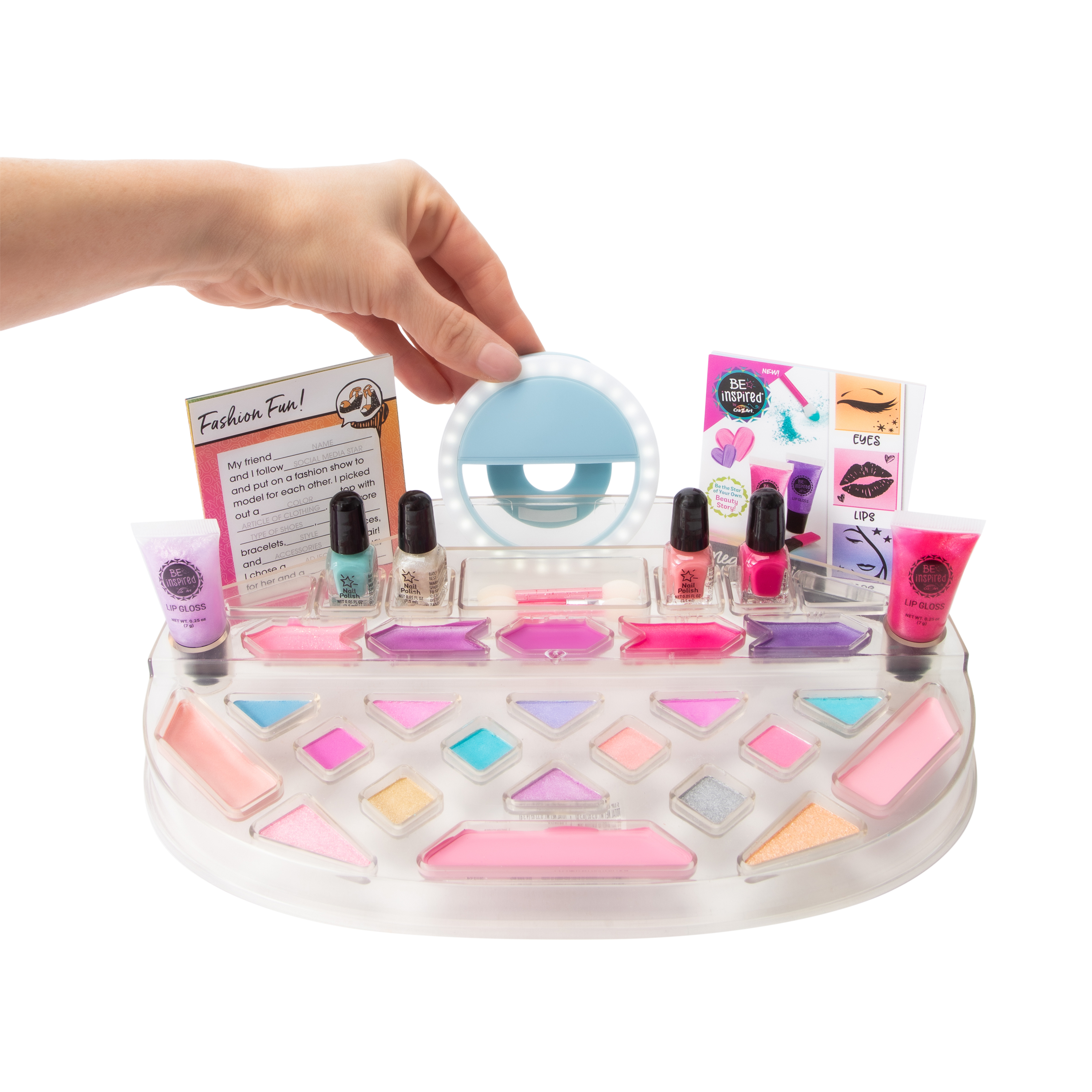 Be Inspired® By Cra-Z-Art® Light Up Beauty Studio Kit