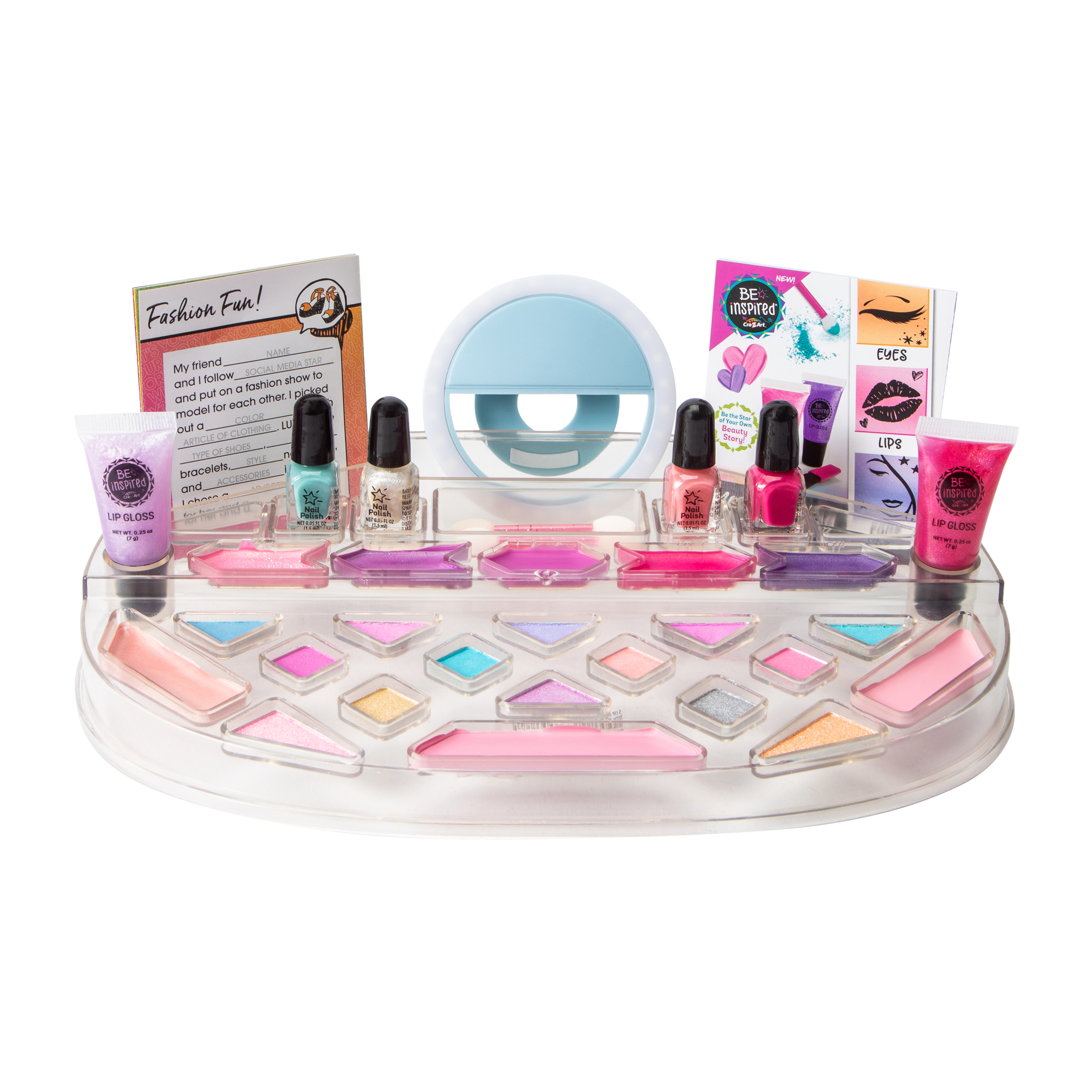 Be Inspired® By Cra-Z-Art® Light Up Beauty Studio Kit