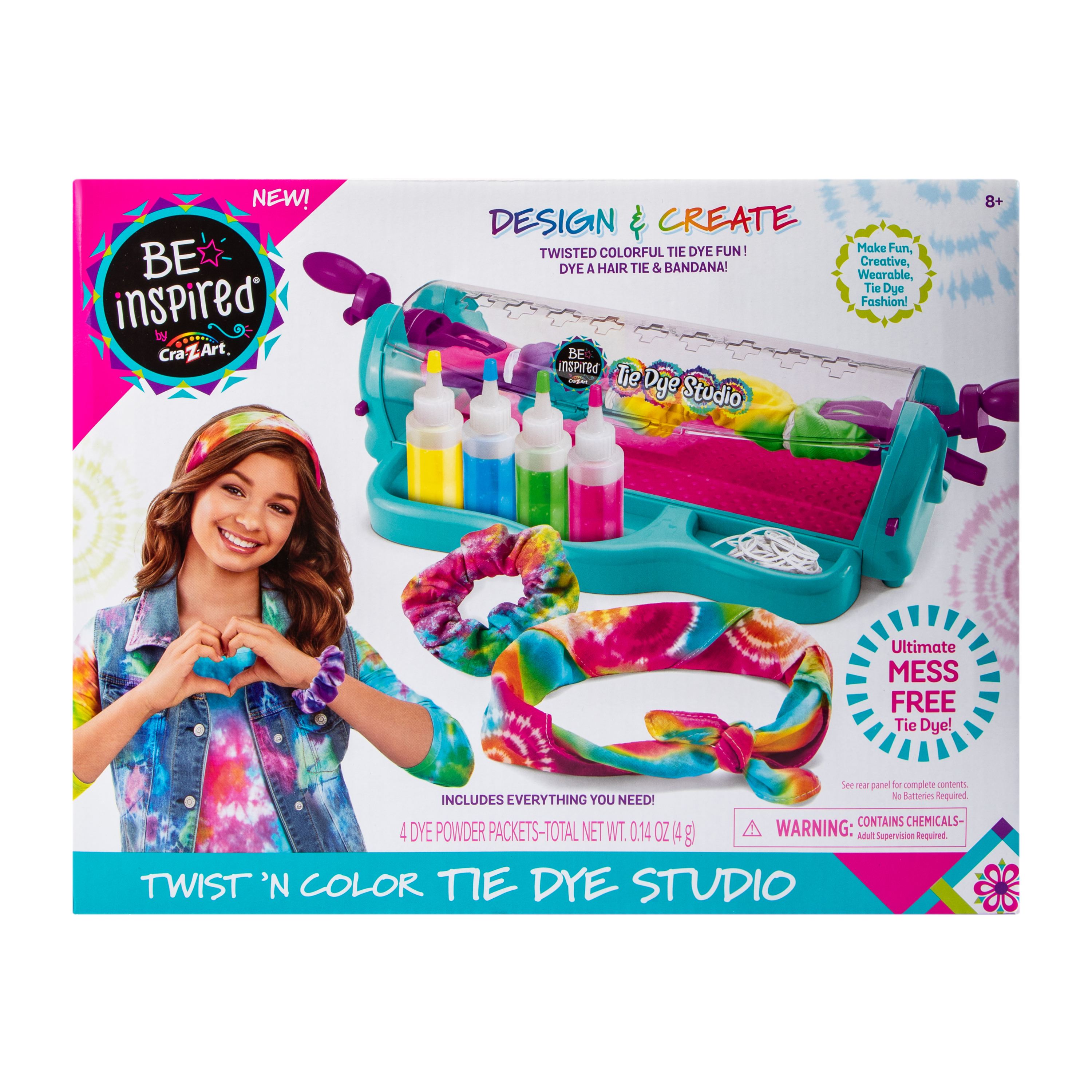 Be Inspired® By Cra-Z-Art® Twist N' Color Tie Dye Studio Kit