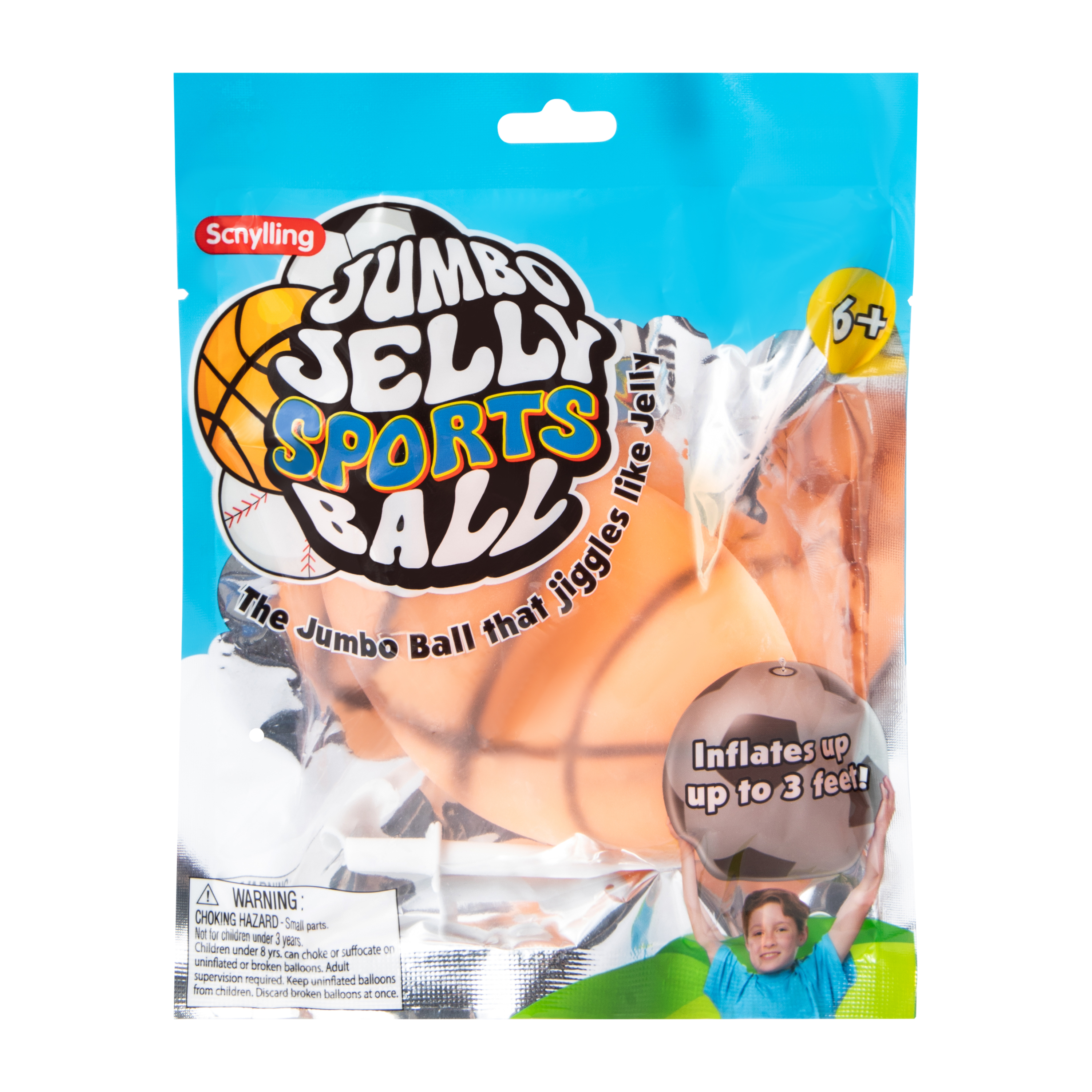 Jumbo Jelly Sports Ball (Styles May Vary)