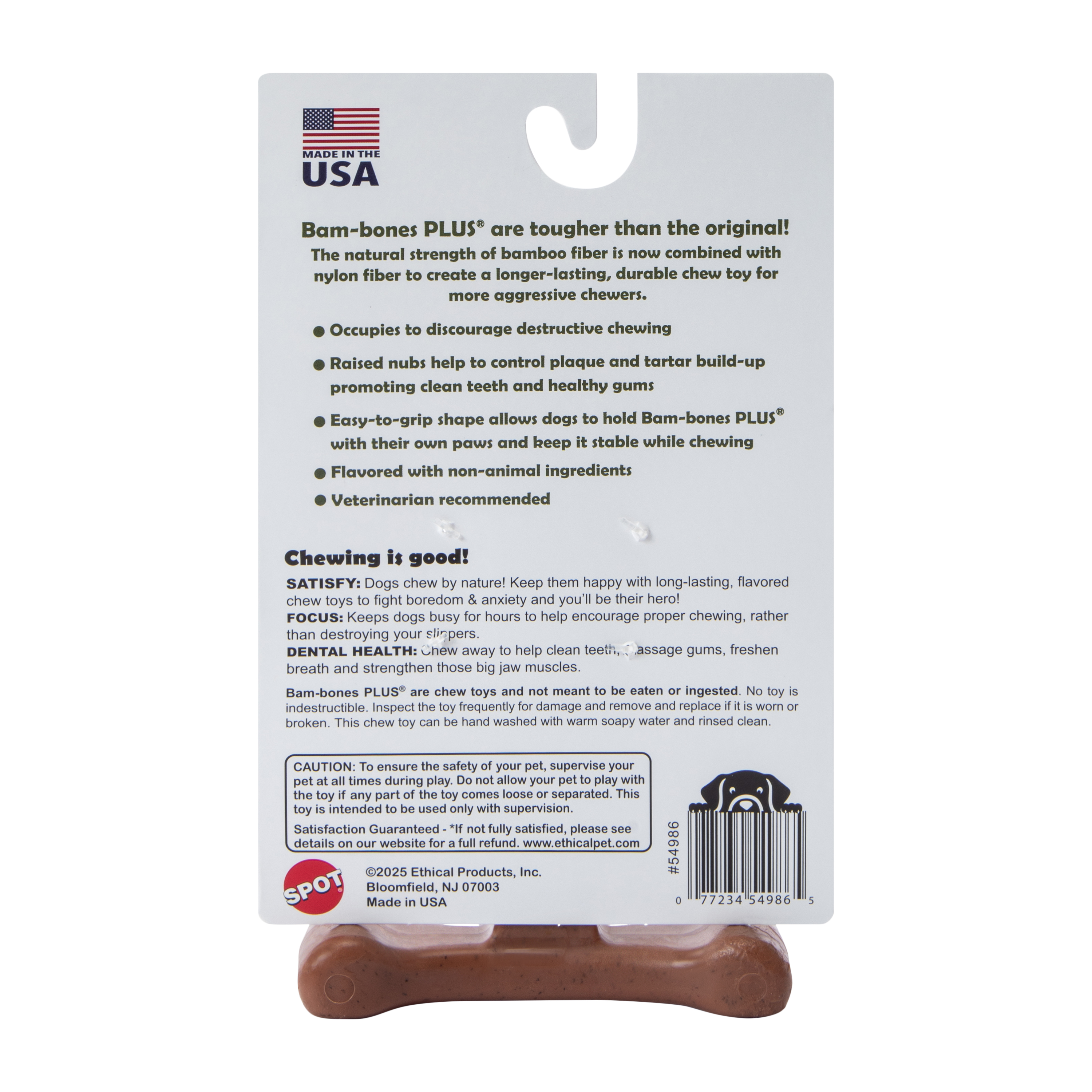 Spot® Bam-Bones Plus® Pet Chew Toy