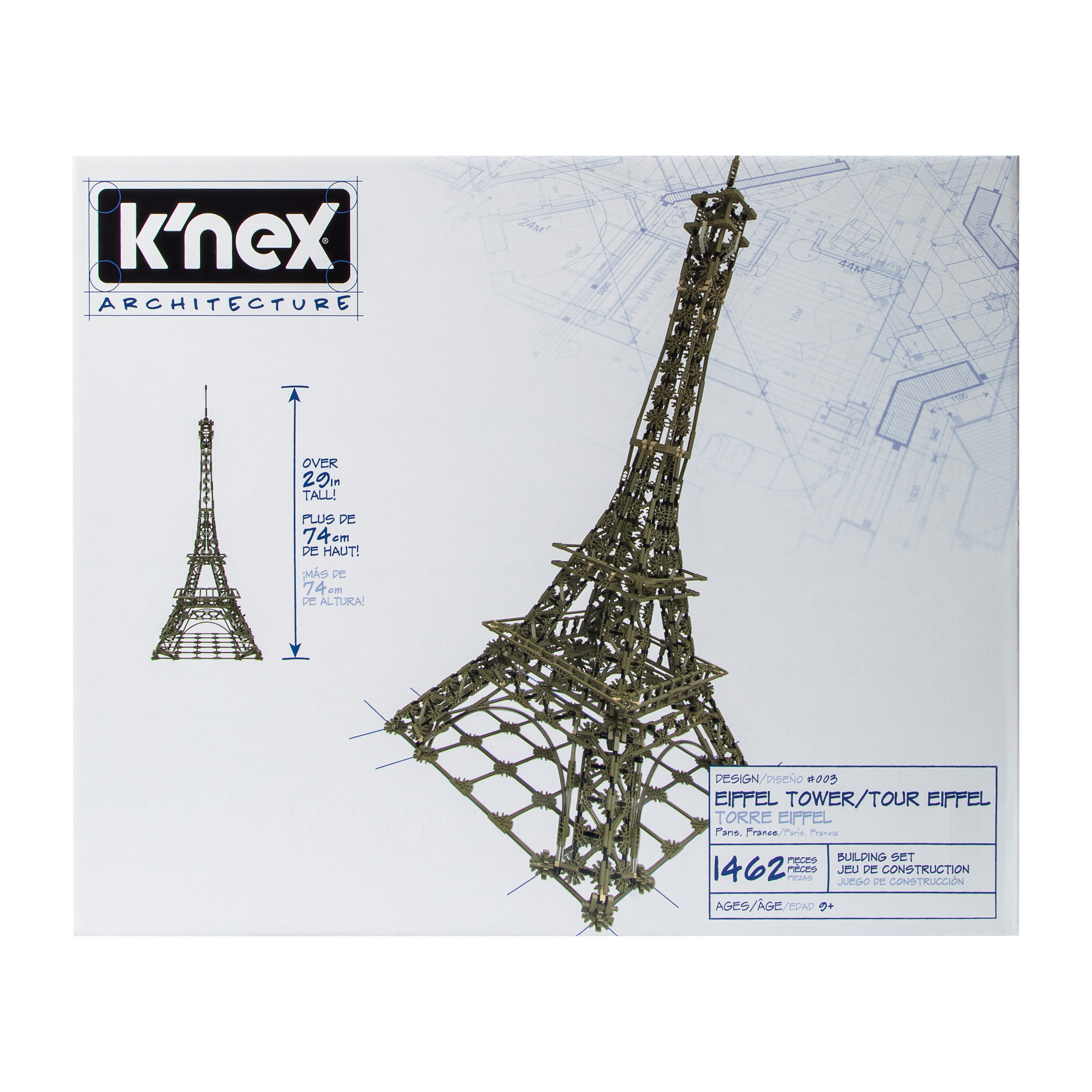 K'nex® Architecture Eiffel Tower Building Set 1462-Pieces