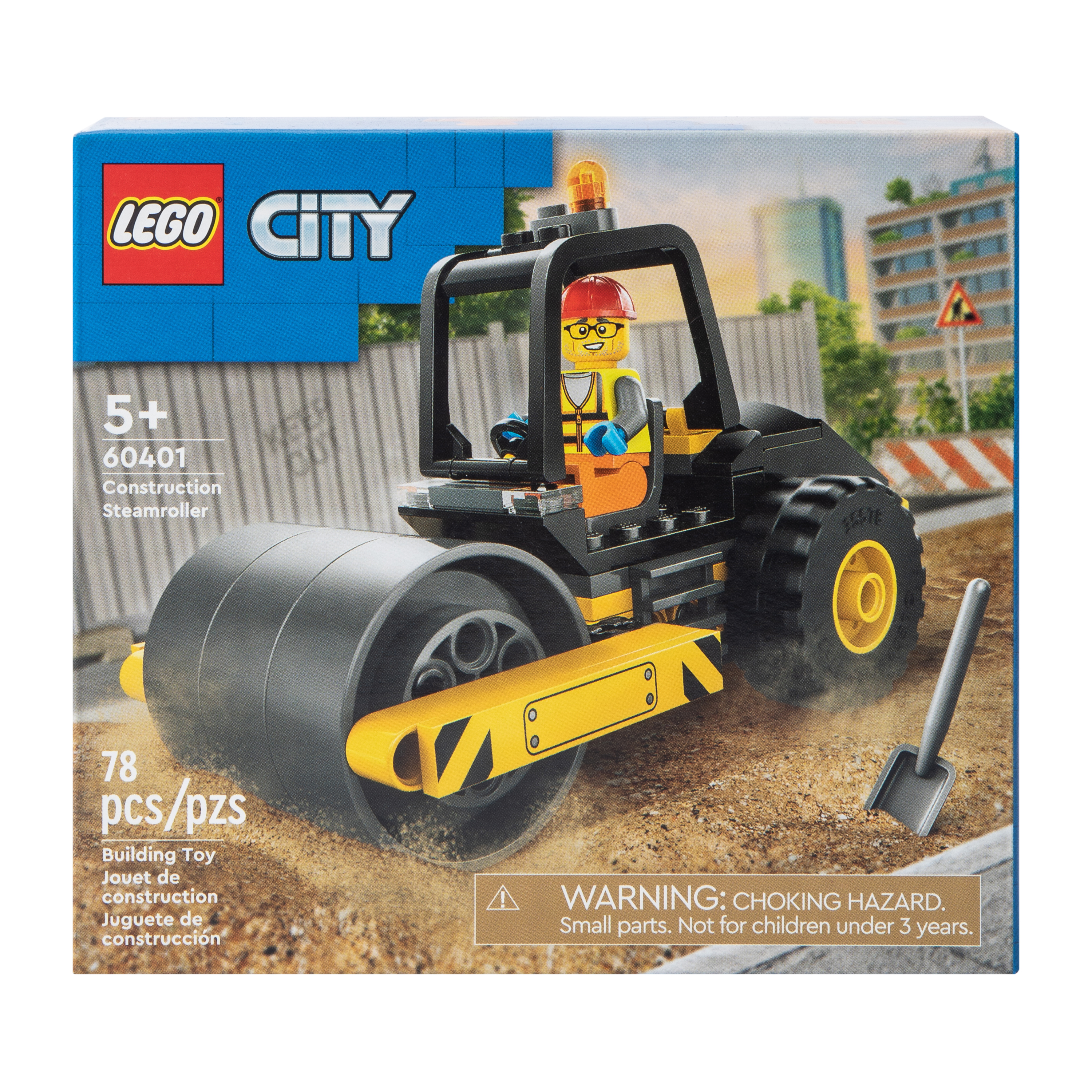 LEGO® City Construction Steamroller Building Toy