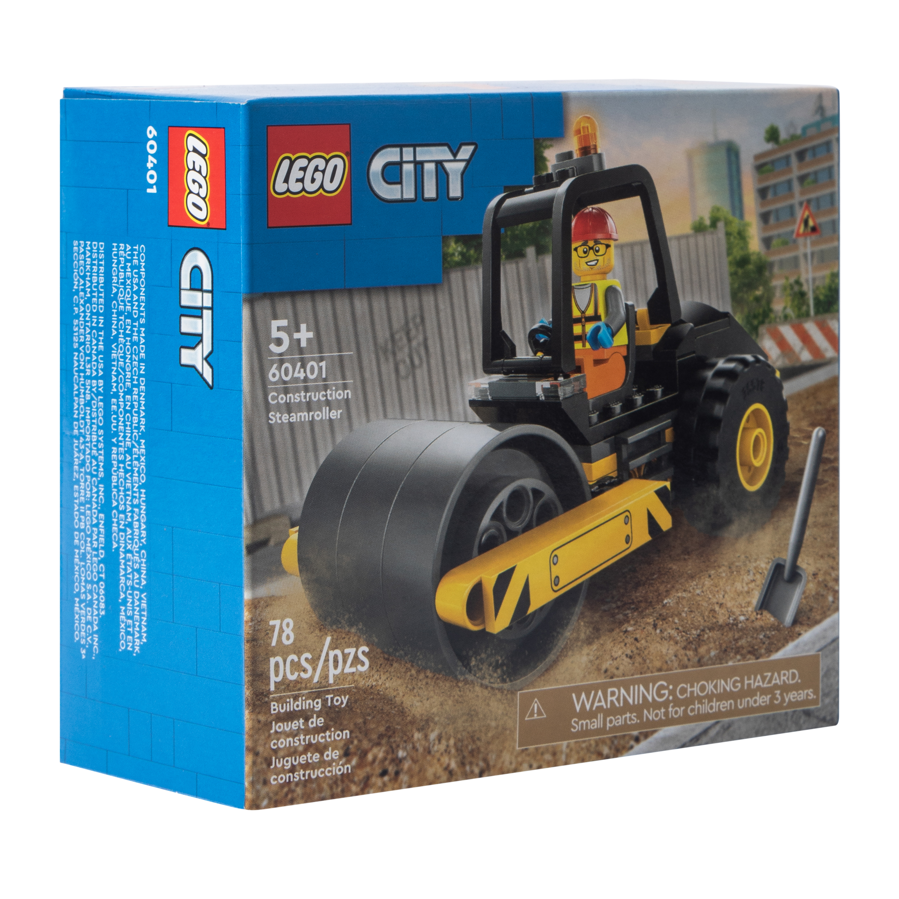 LEGO® City Construction Steamroller Building Toy