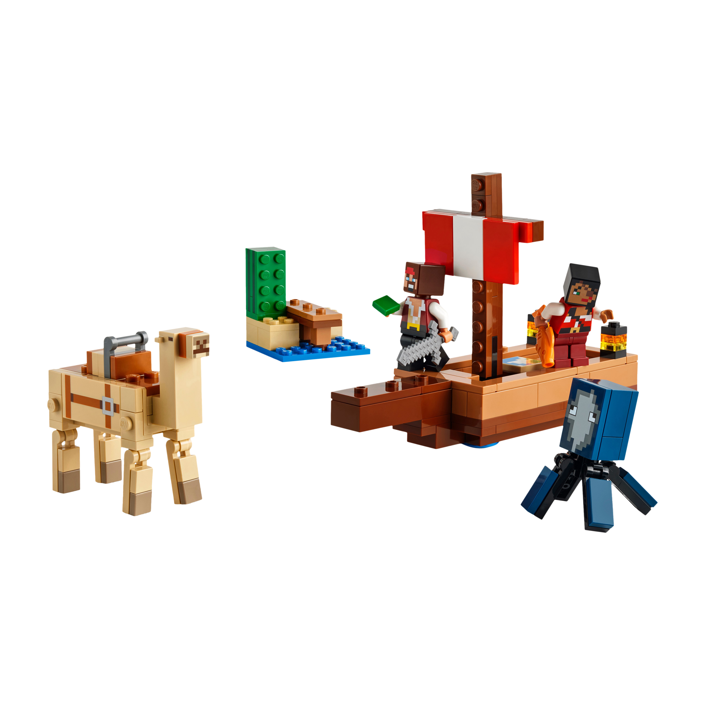 LEGO® Minecraft Pirate Ship Voyage Build Set