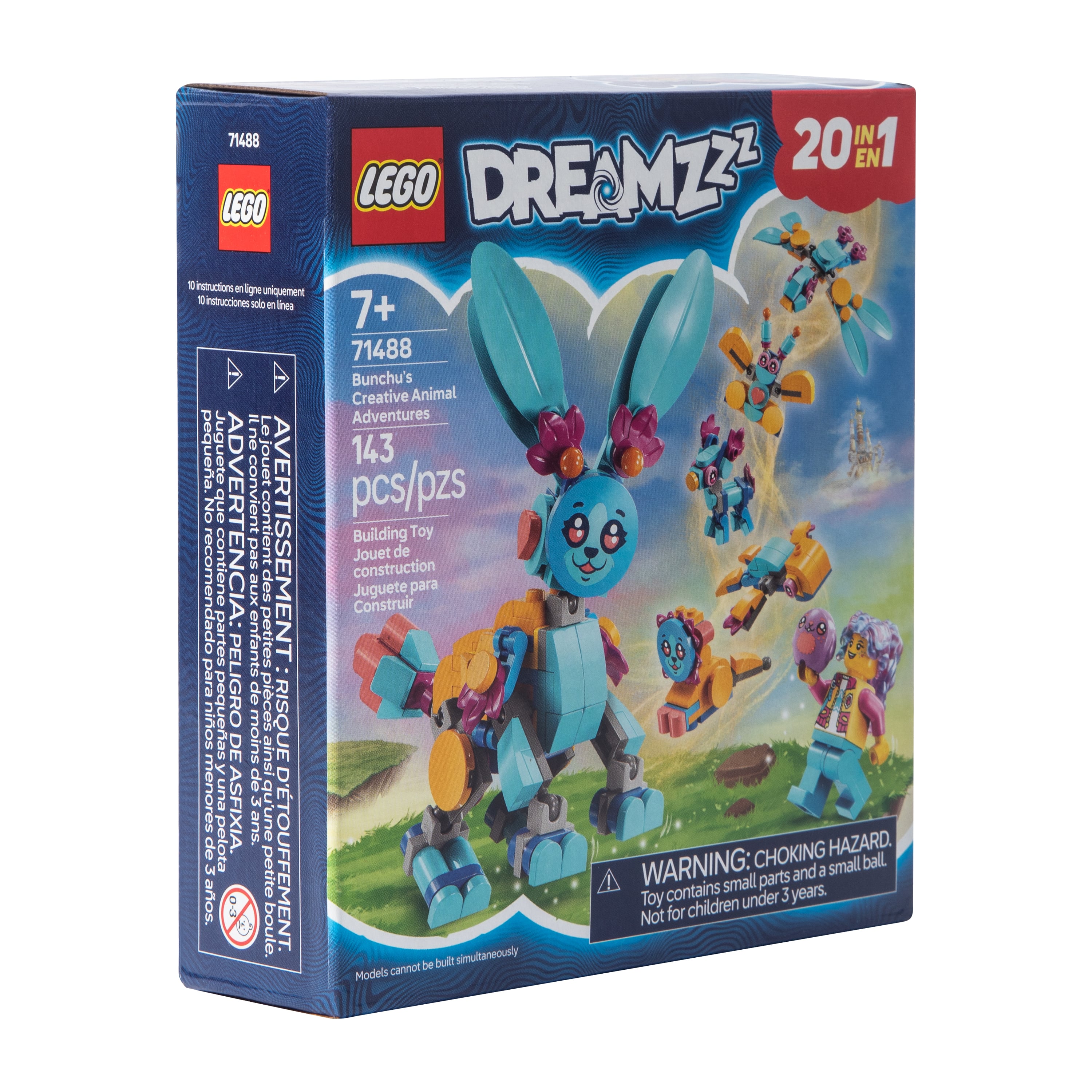 LEGO® Dreamzzz 20-In-1 Bunchu's Creative Animal Adventures Building Toys