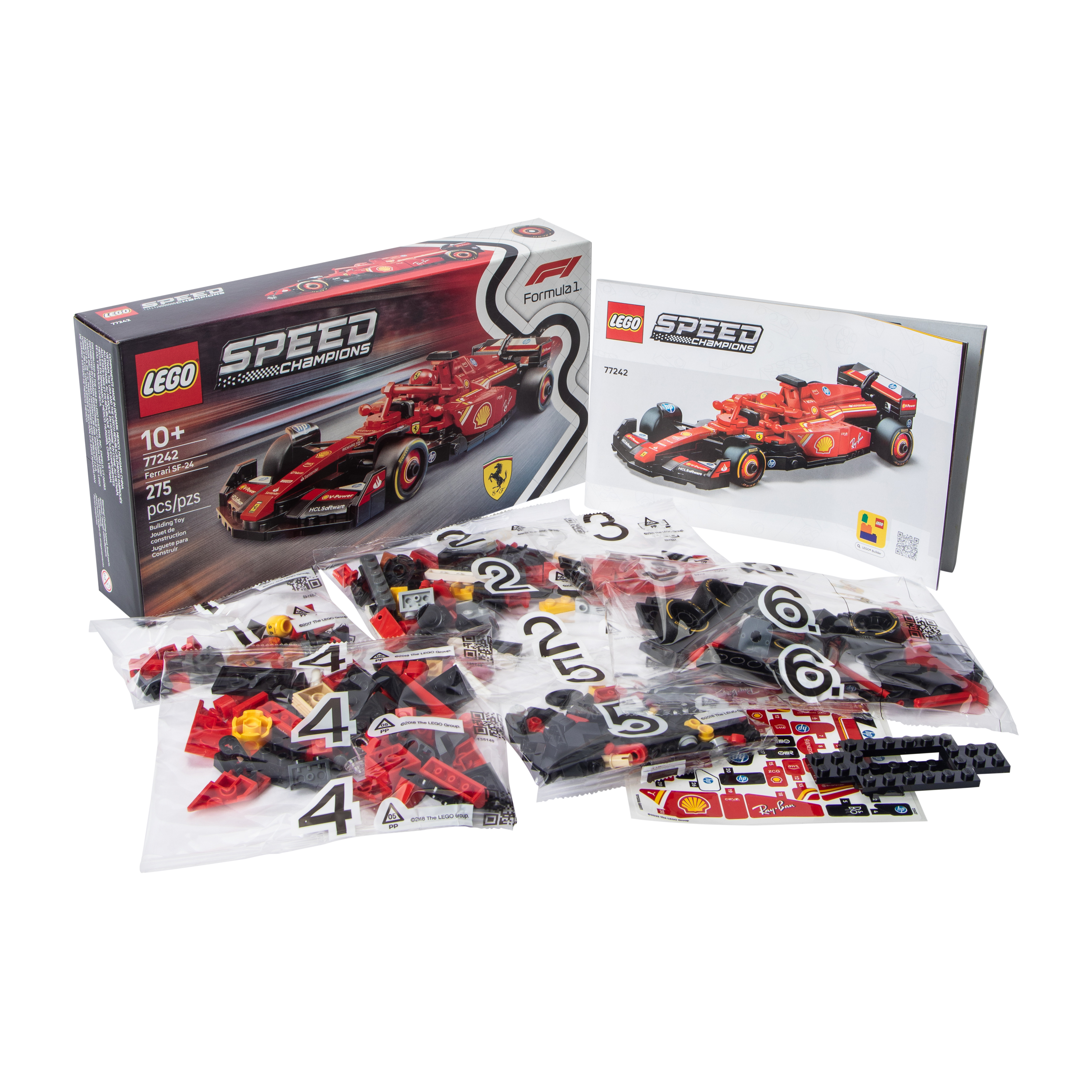 LEGO® Speed Champions Ferrari F1® SF-24 Building Toy