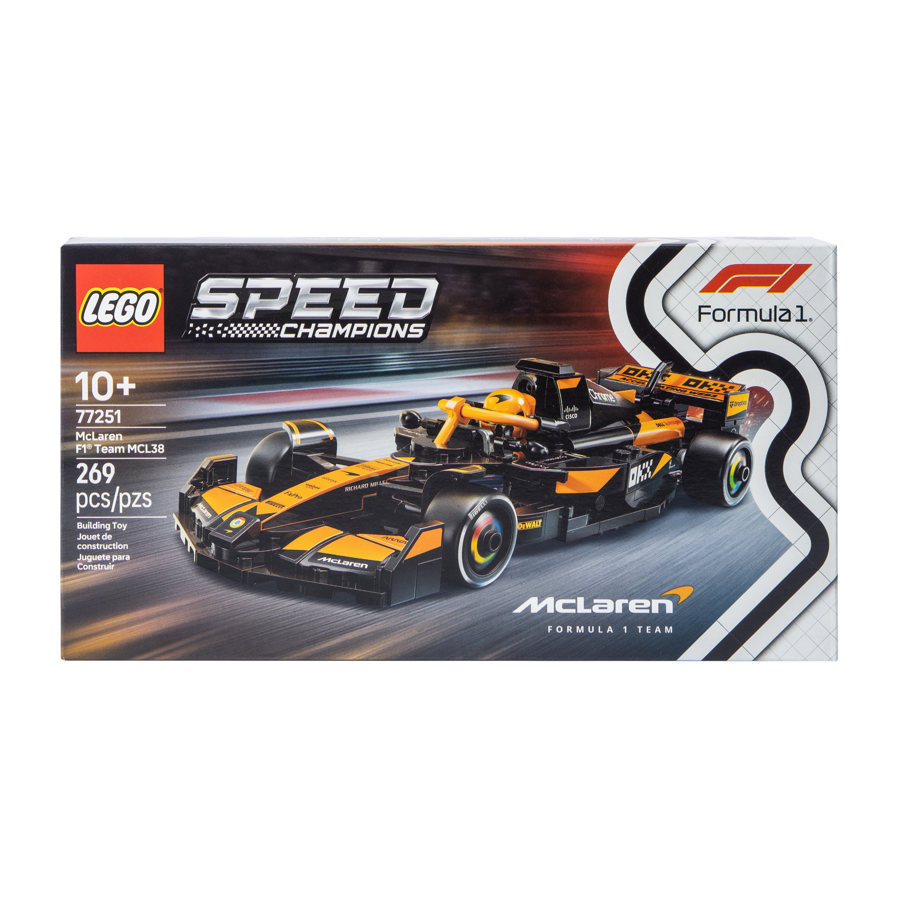 LEGO® Speed Champions McLaren F1® Team MCL38 Building Toy