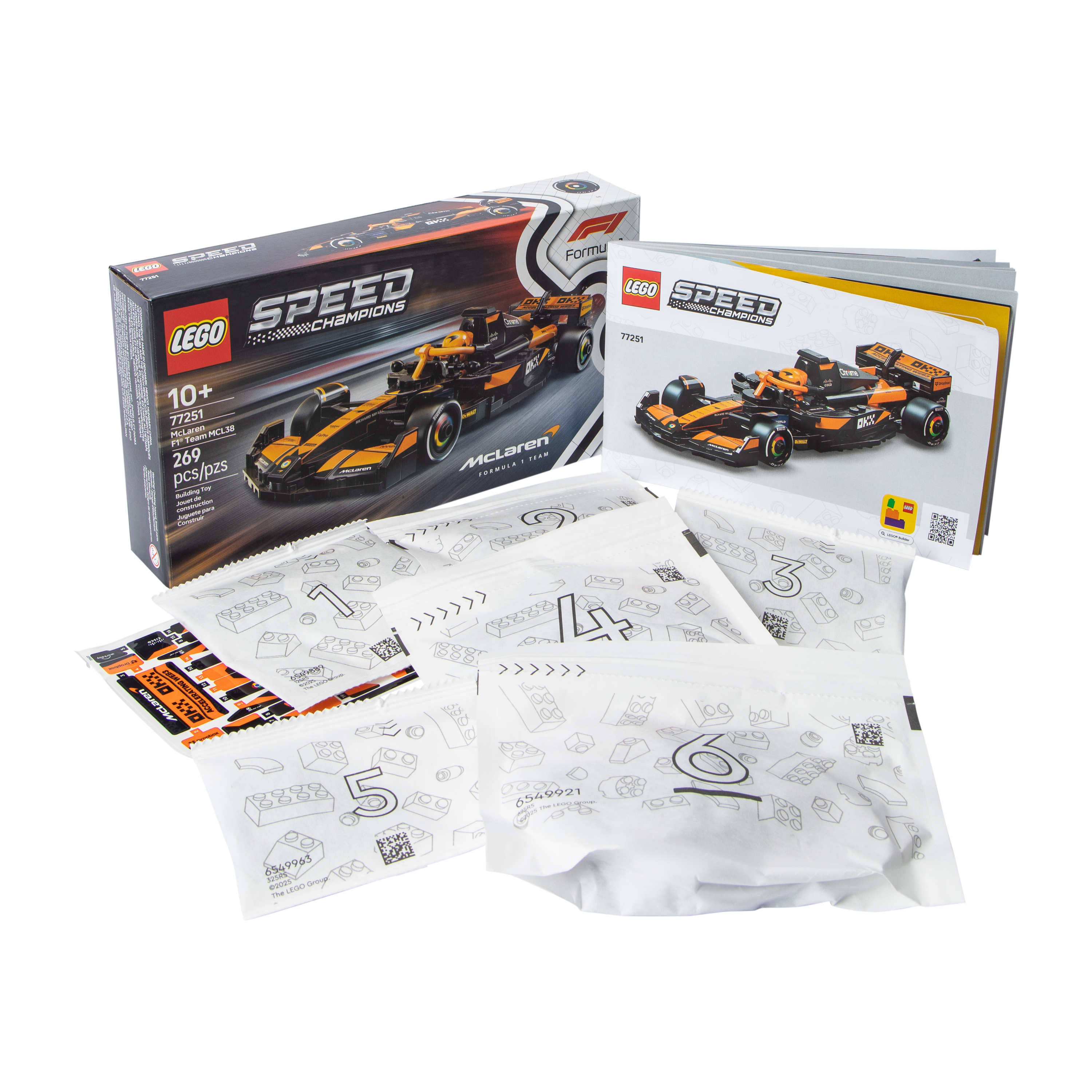 LEGO® Speed Champions McLaren F1® Team MCL38 Building Toy