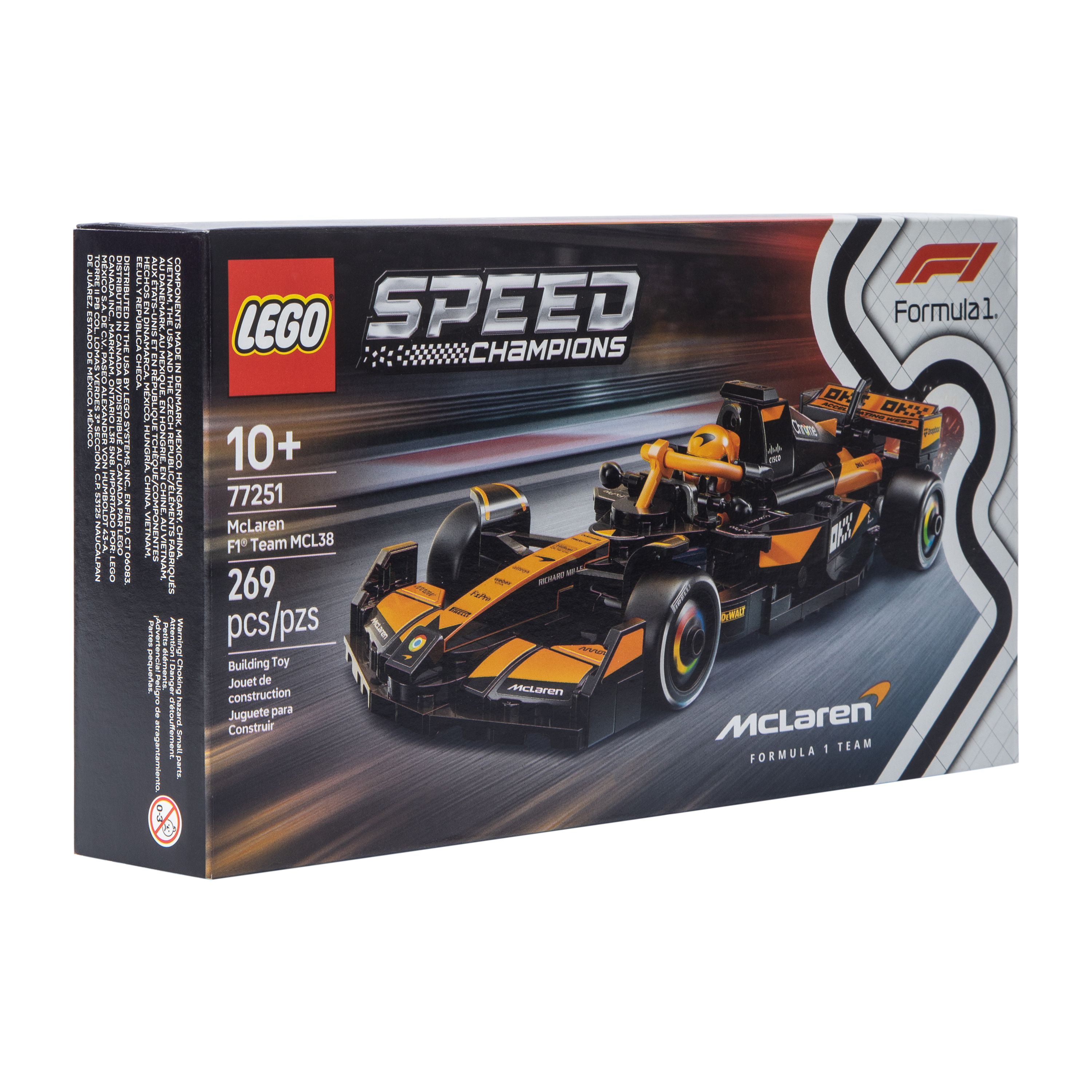 LEGO® Speed Champions McLaren F1® Team MCL38 Building Toy