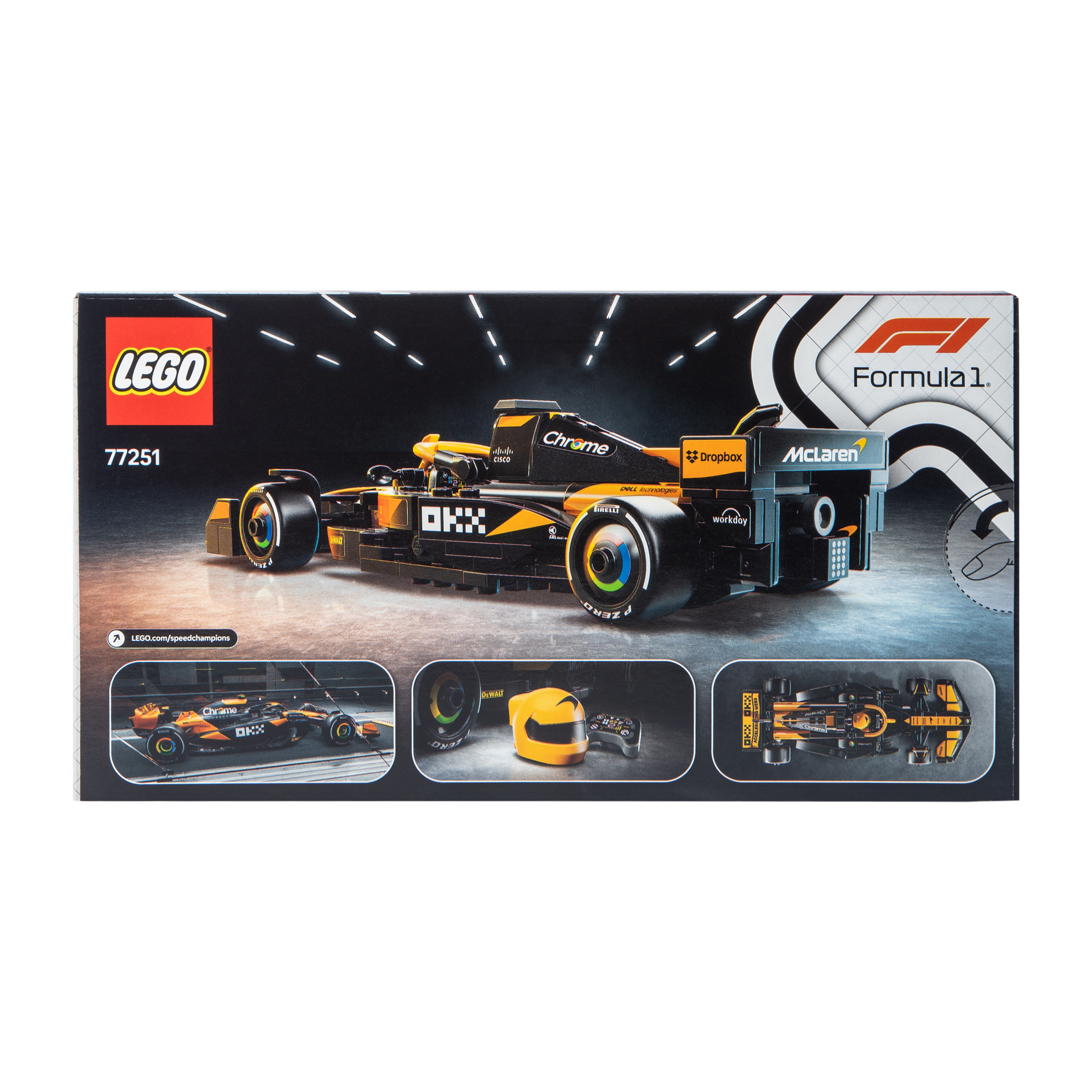 LEGO® Speed Champions McLaren F1® Team MCL38 Building Toy