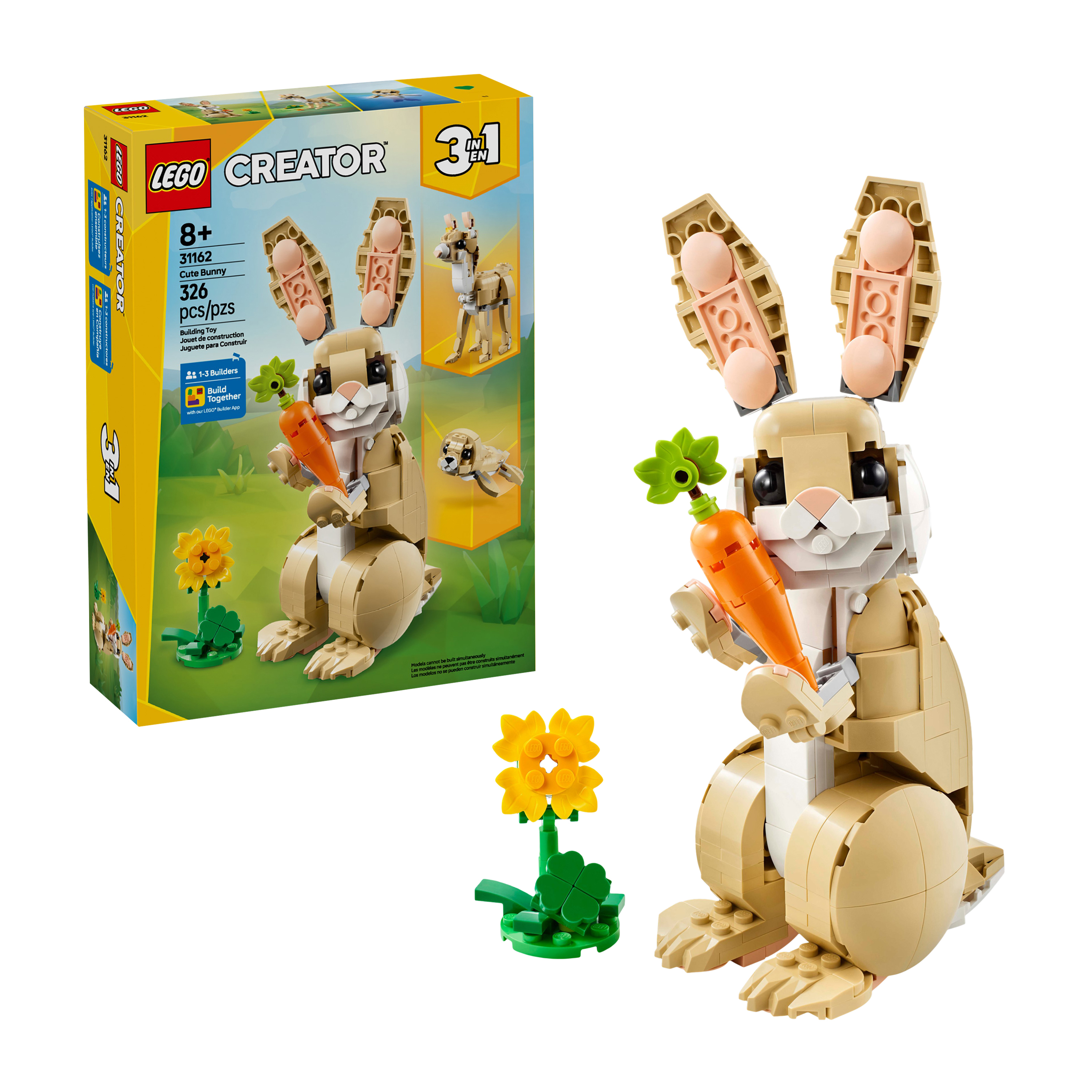 LEGO® Creator™ 3-In-1 Cute Bunny Building Toy