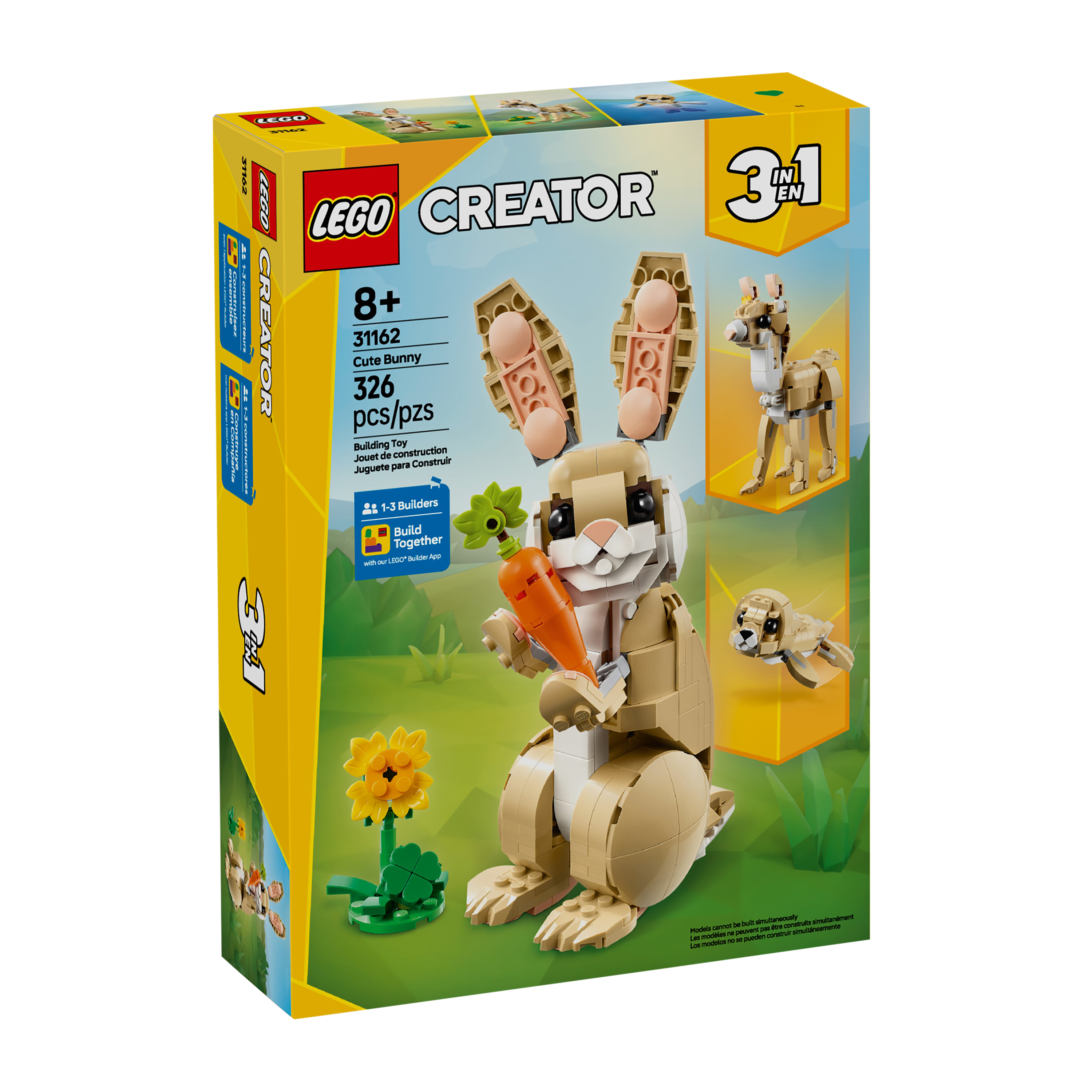 LEGO® Creator™ 3-In-1 Cute Bunny Building Toy