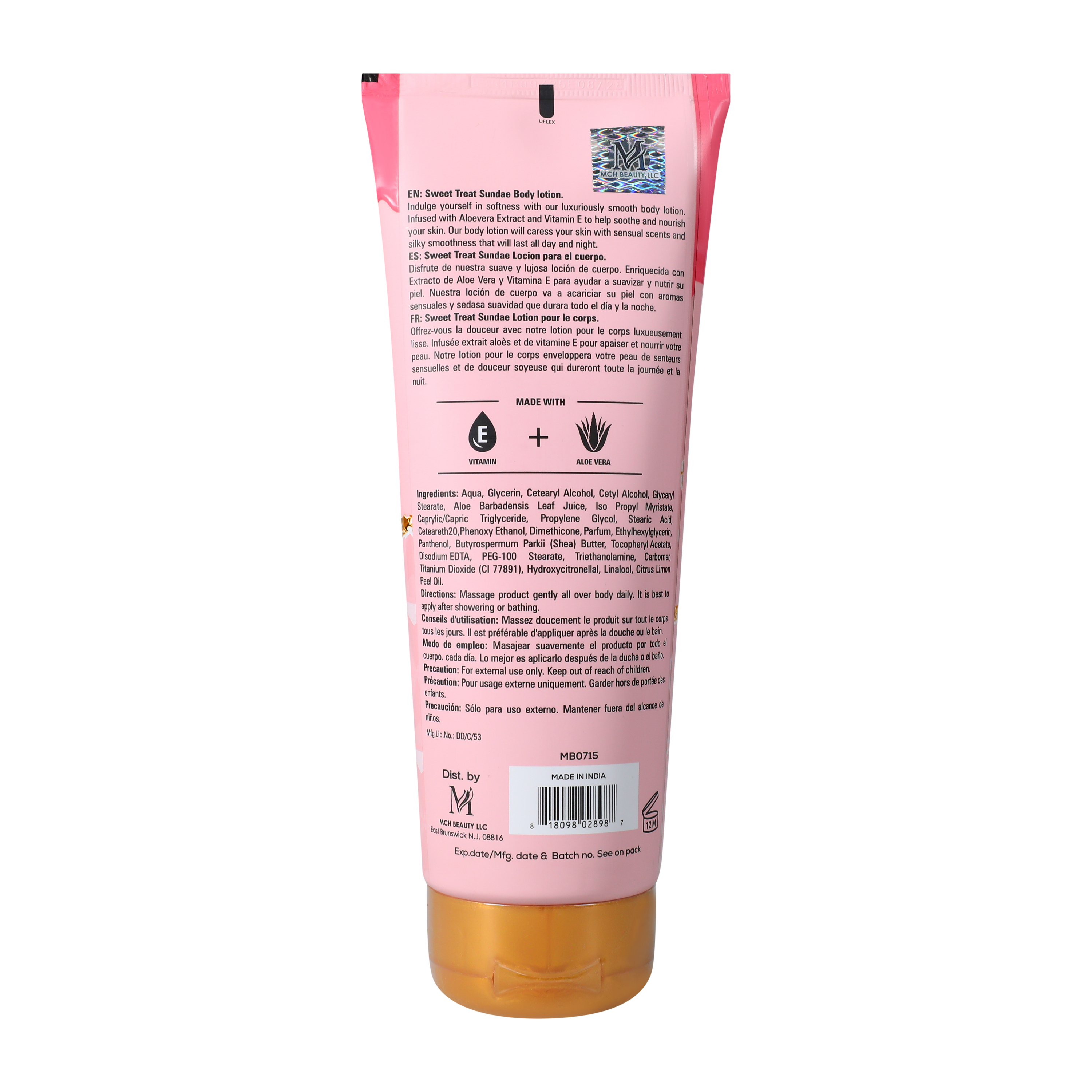 Sweet Treat Moisturising Body Lotion 8oz