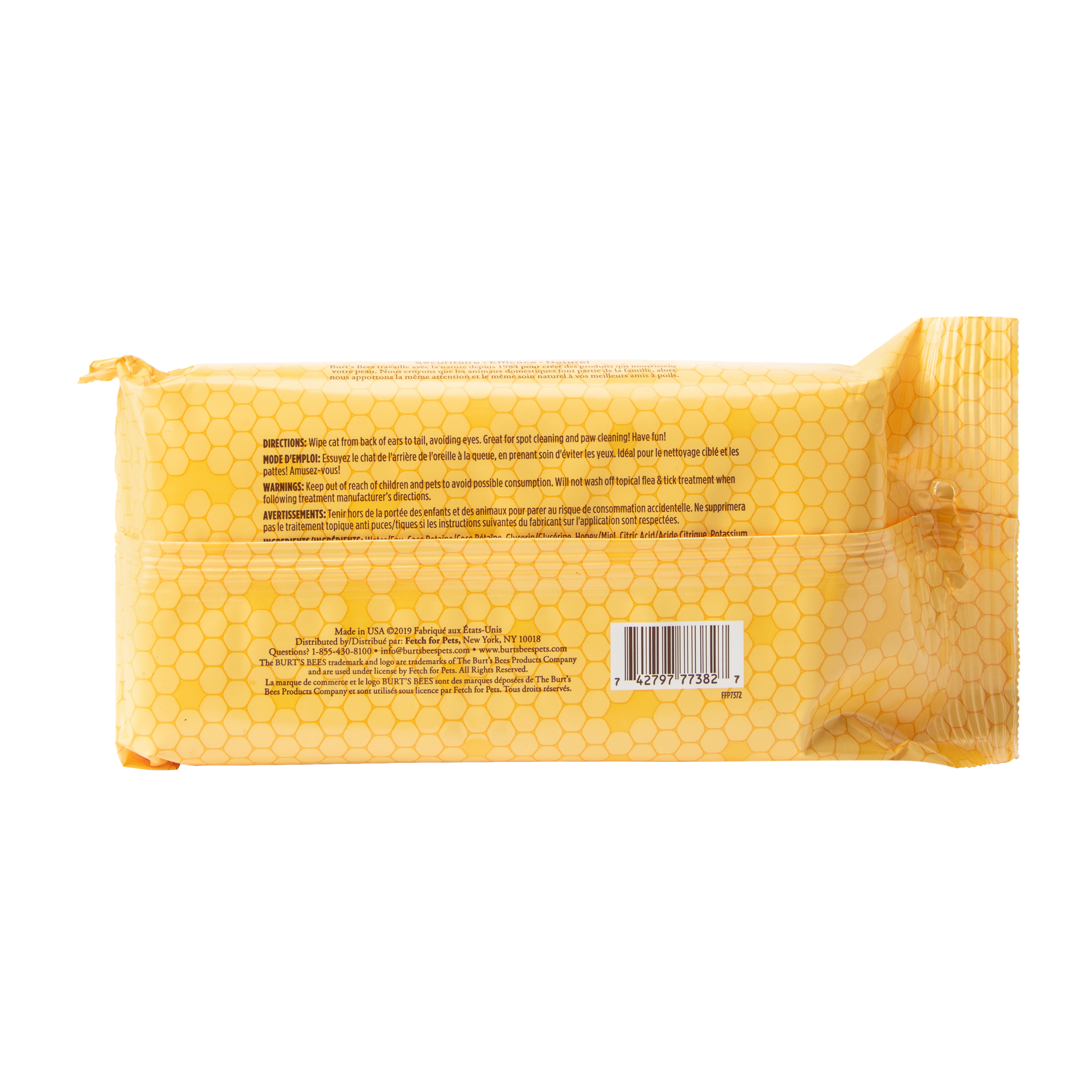 Burt's Bees® For Cats Dander Reducing 50-Wipes