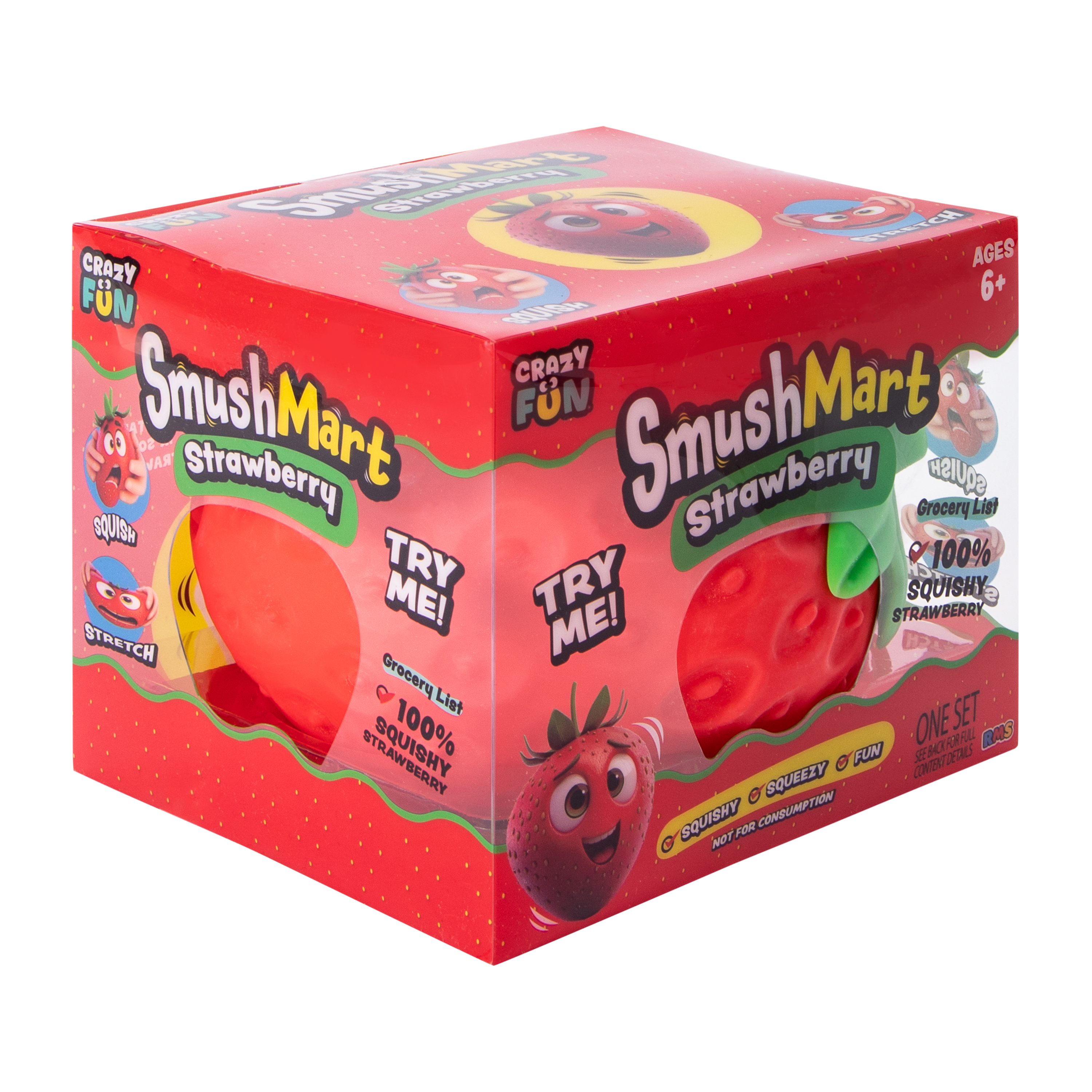 Smush Mart Strawberry Toy Set