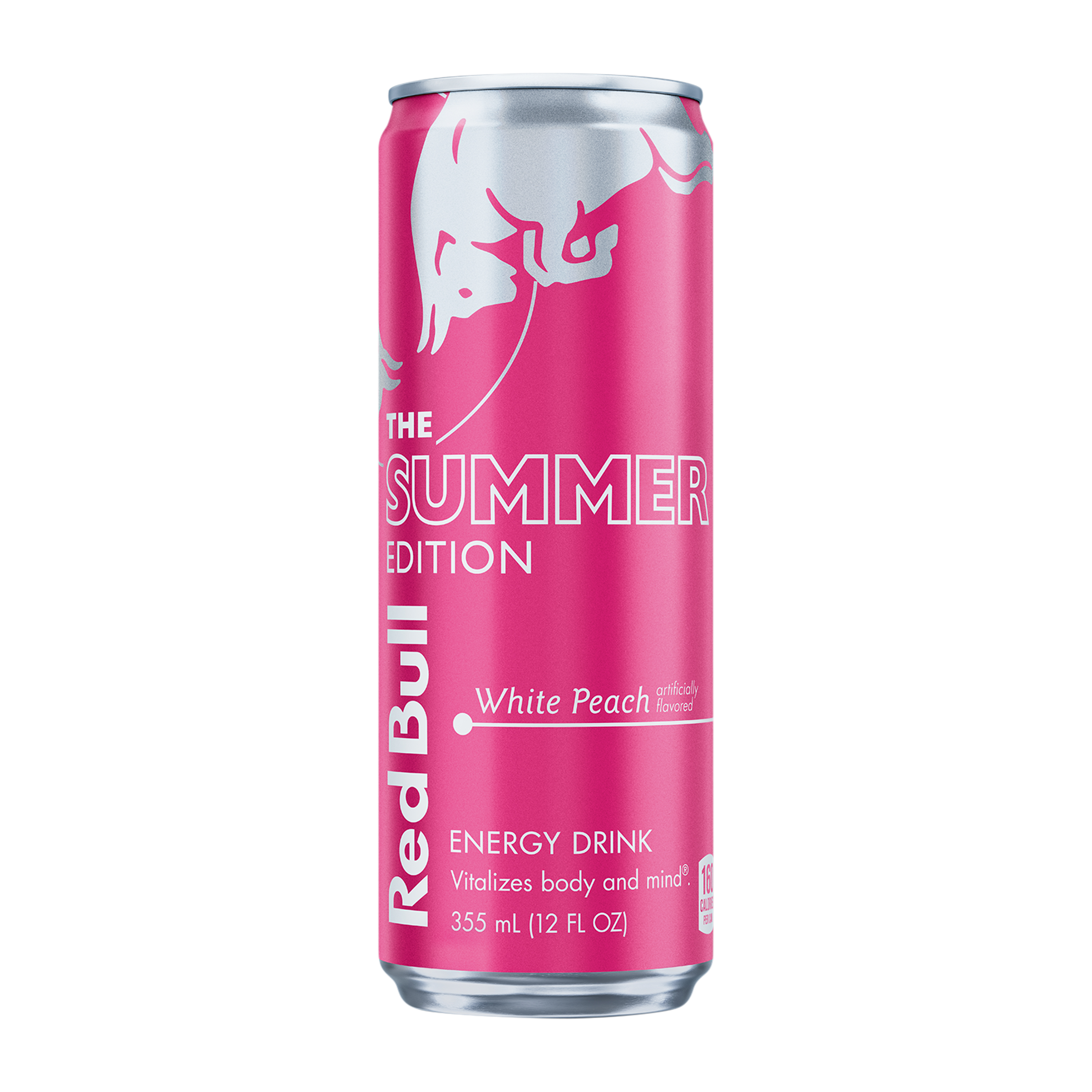 Red Bull Summer Edition White Peach Energy Drink 12oz