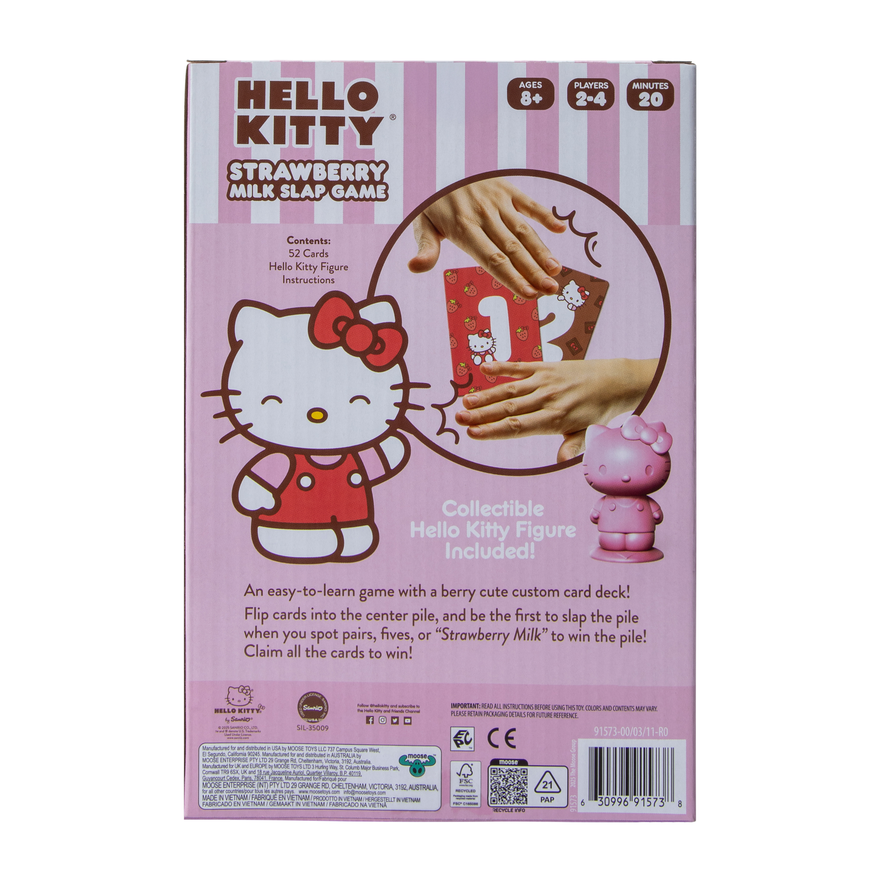 Hello Kitty® Strawberry Milk Slap Game Set