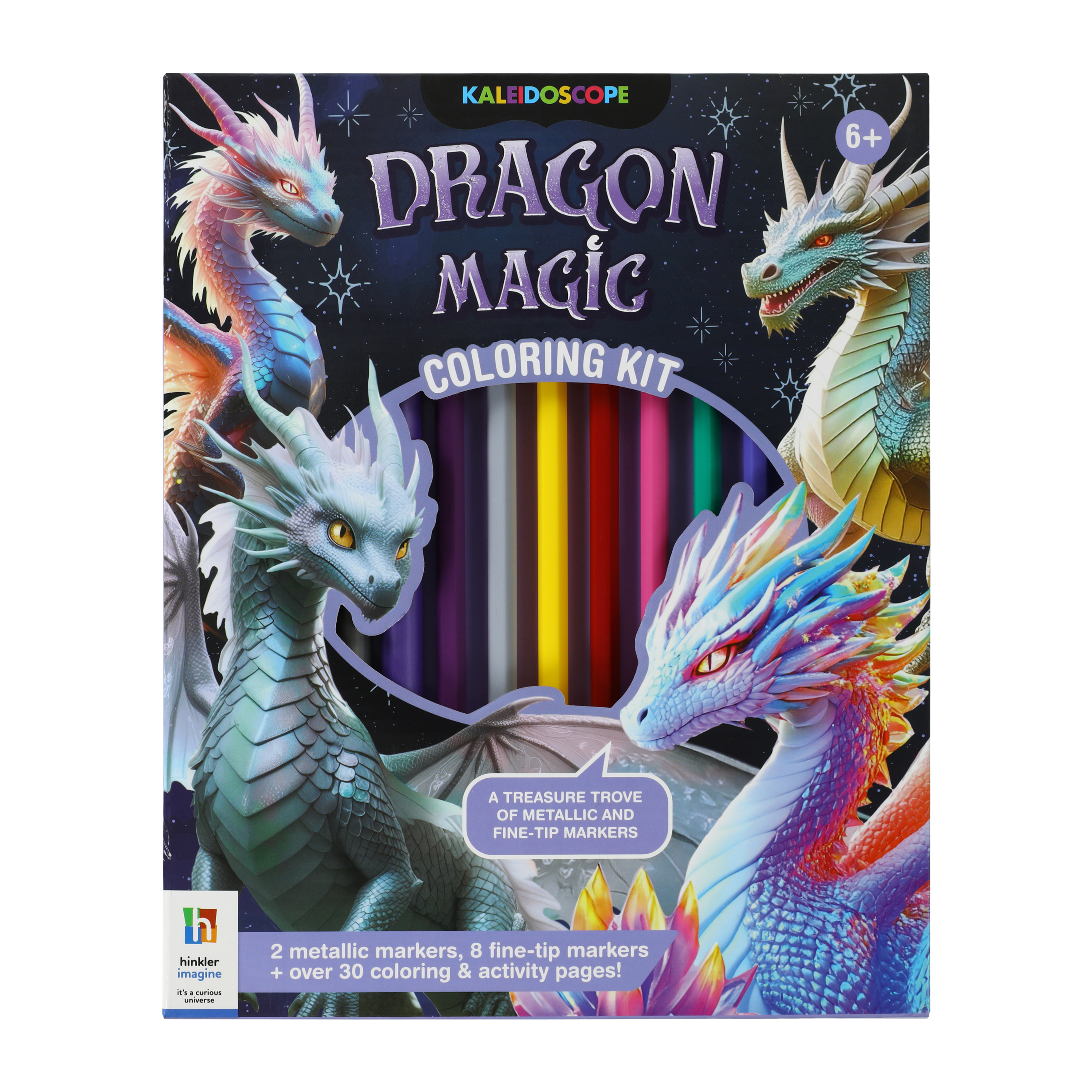 Kaleidoscope Dragon Magic Coloring Kit