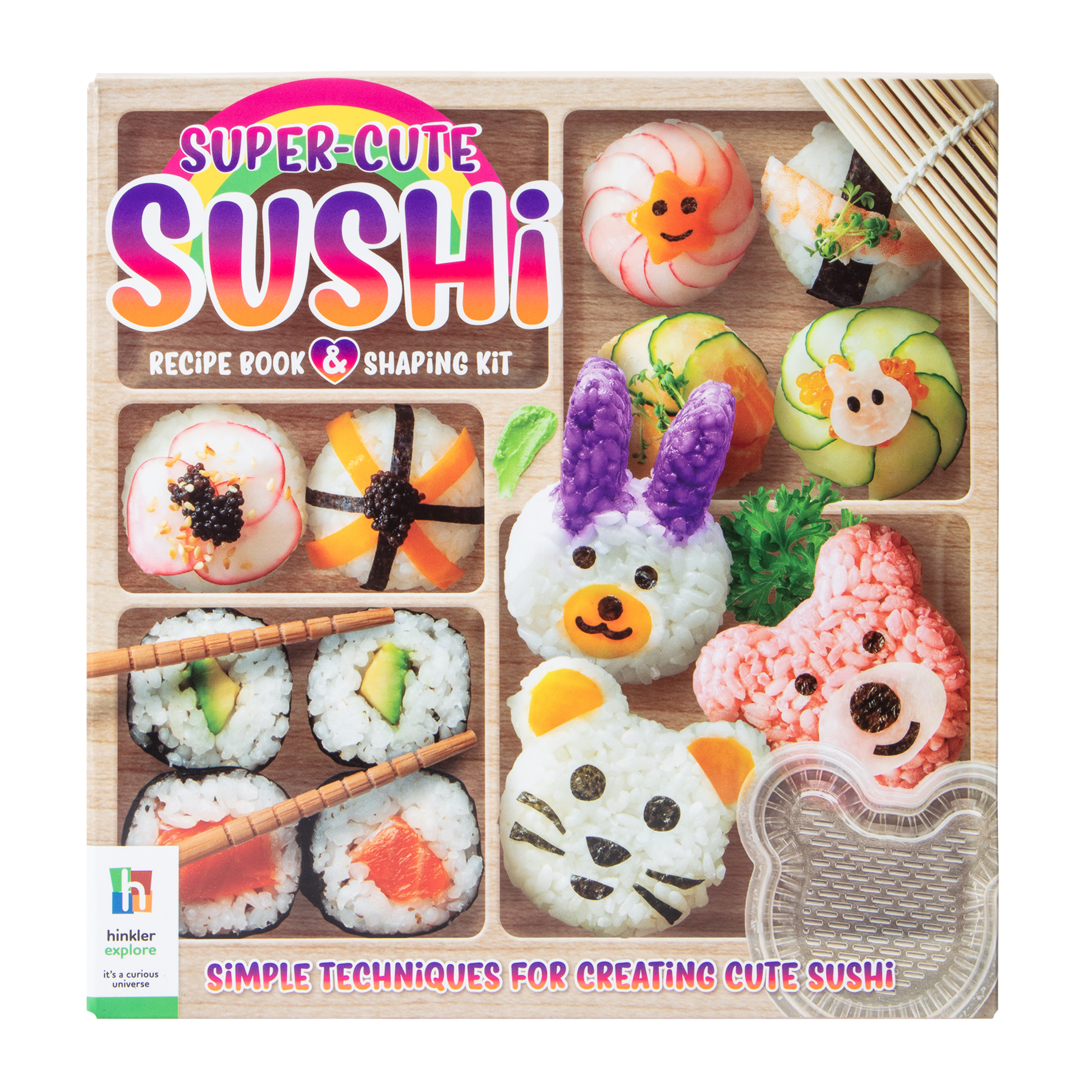 Super-Cute Sushi Recipe Book & Shaping Kit