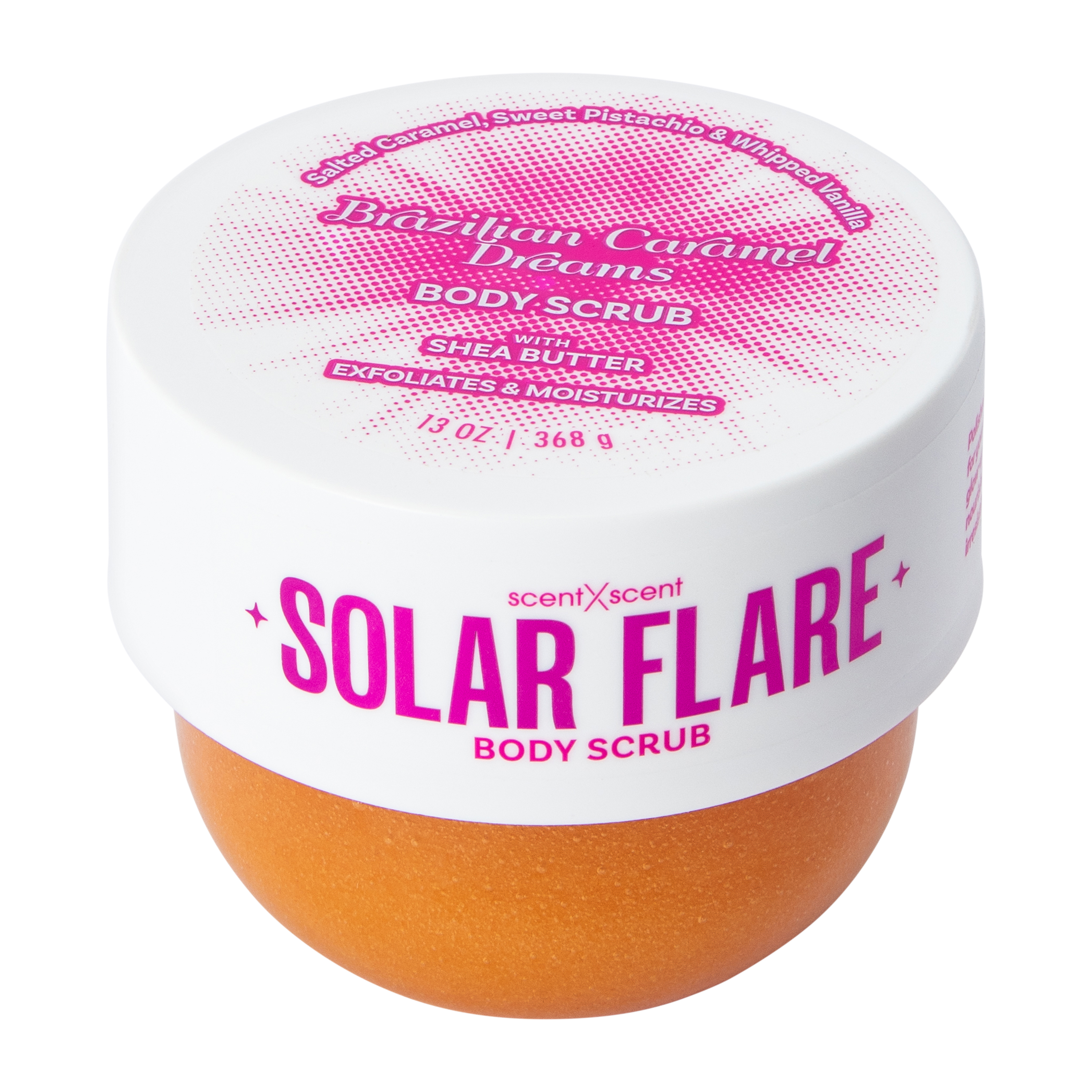 Solar Flare Brazilian Caramel Dreams Body Scrub 13oz