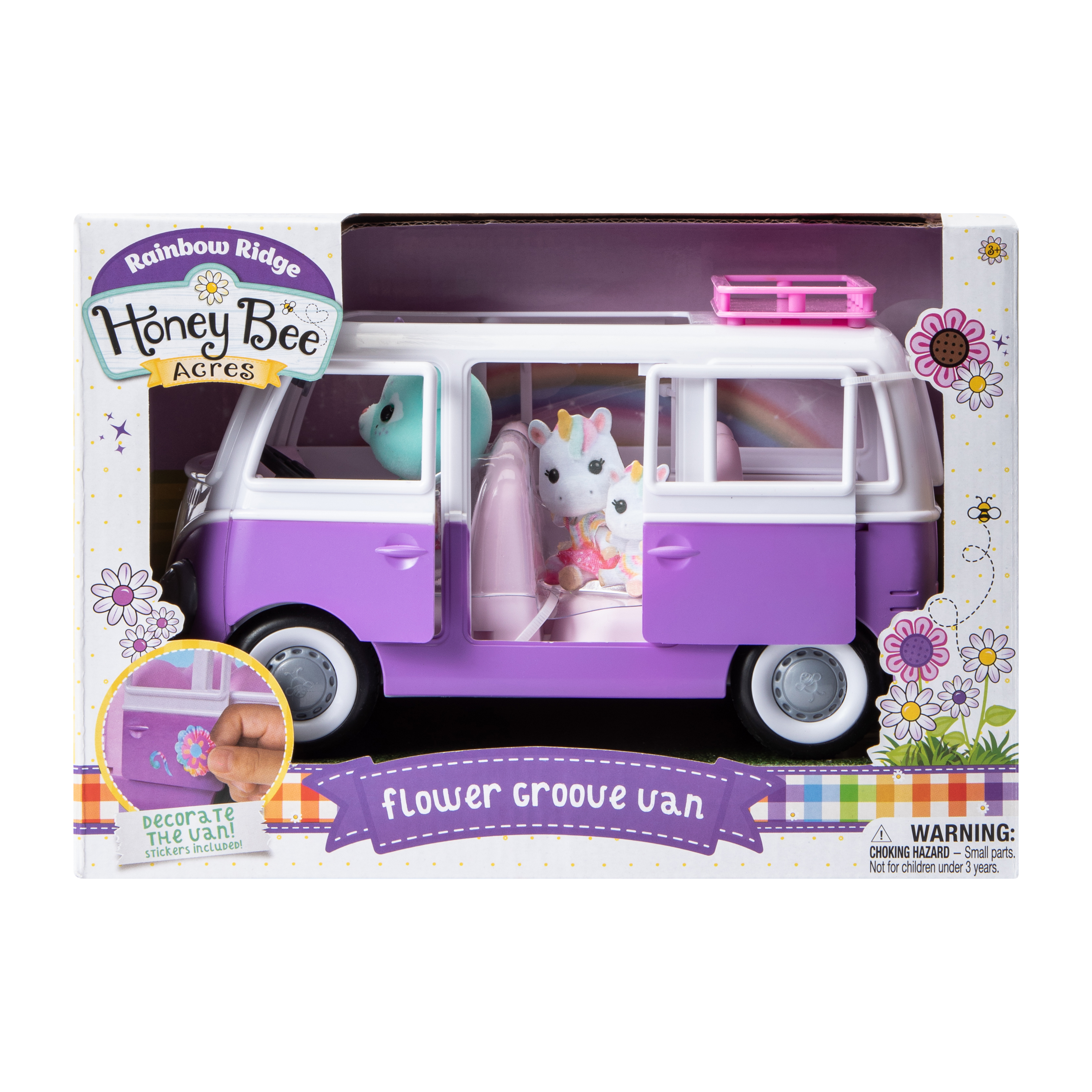 Rainbow Ridge Honey Bee Acres Flower Groove Van Toy