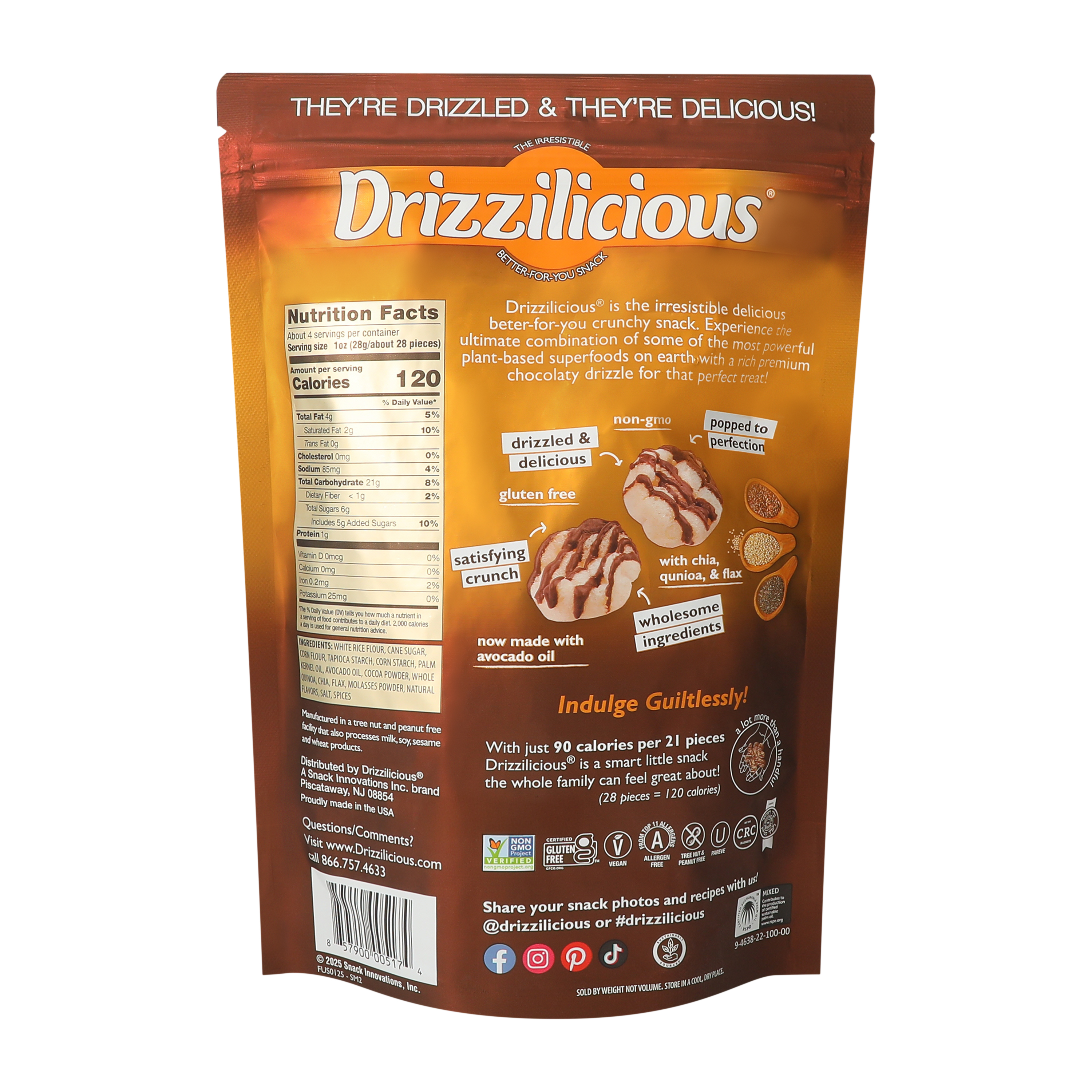 Drizzilicious® S'mores Bites 4oz