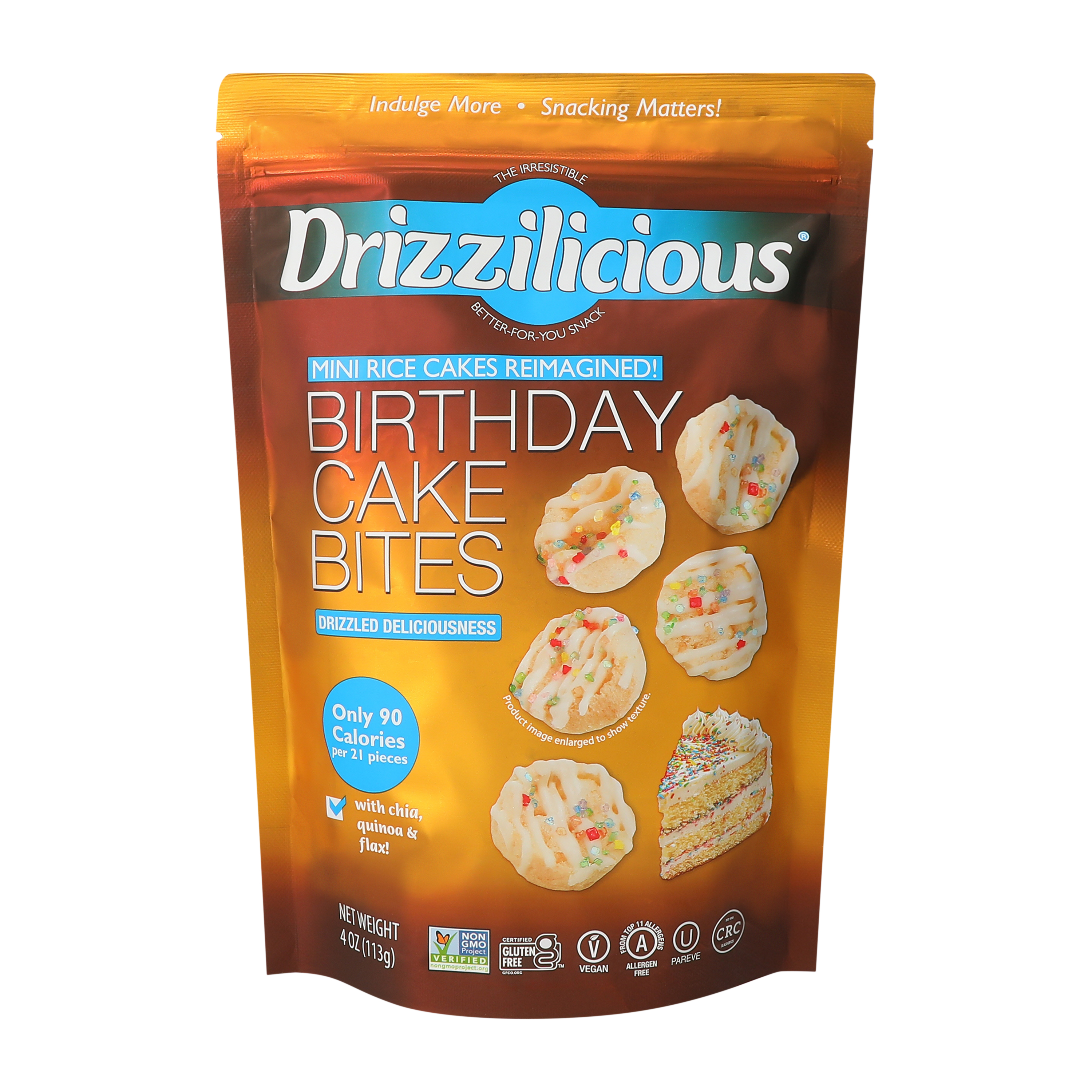 Drizzilicious® Birthday Cake Bites 4oz