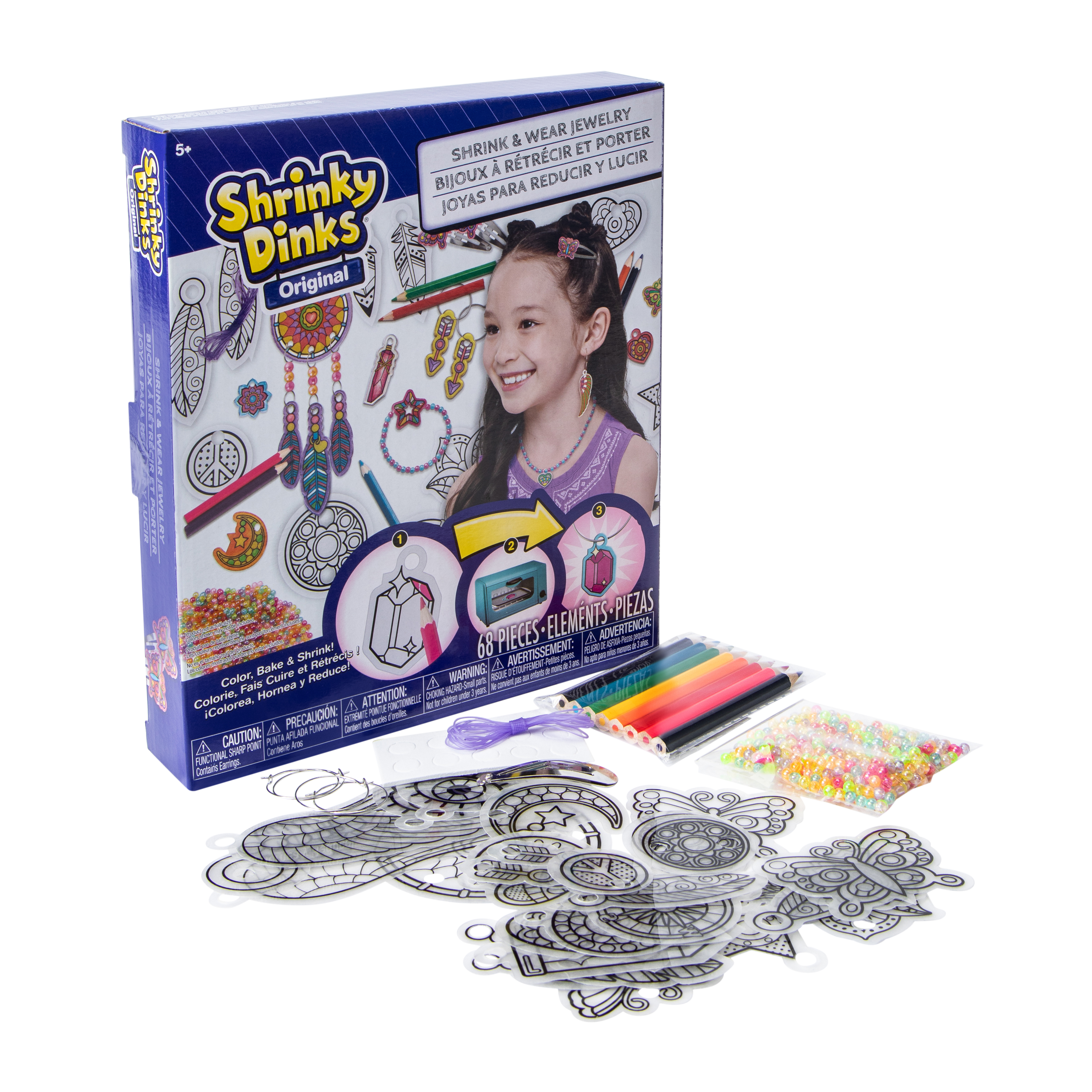 Shrinky Dinks® Original Shrink & Wear Jewelry Kit