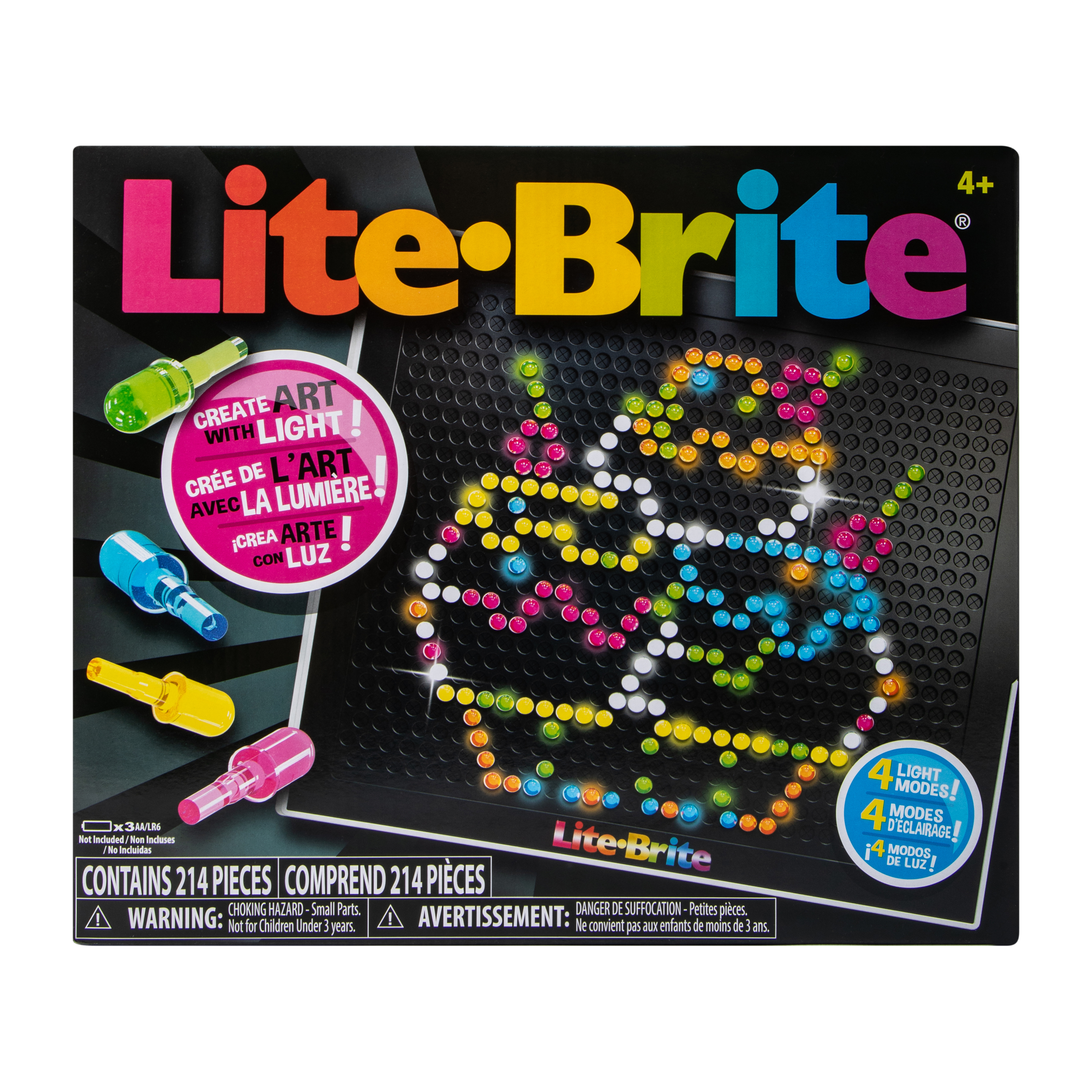 Create Art With Light! Lite-Brite® Set