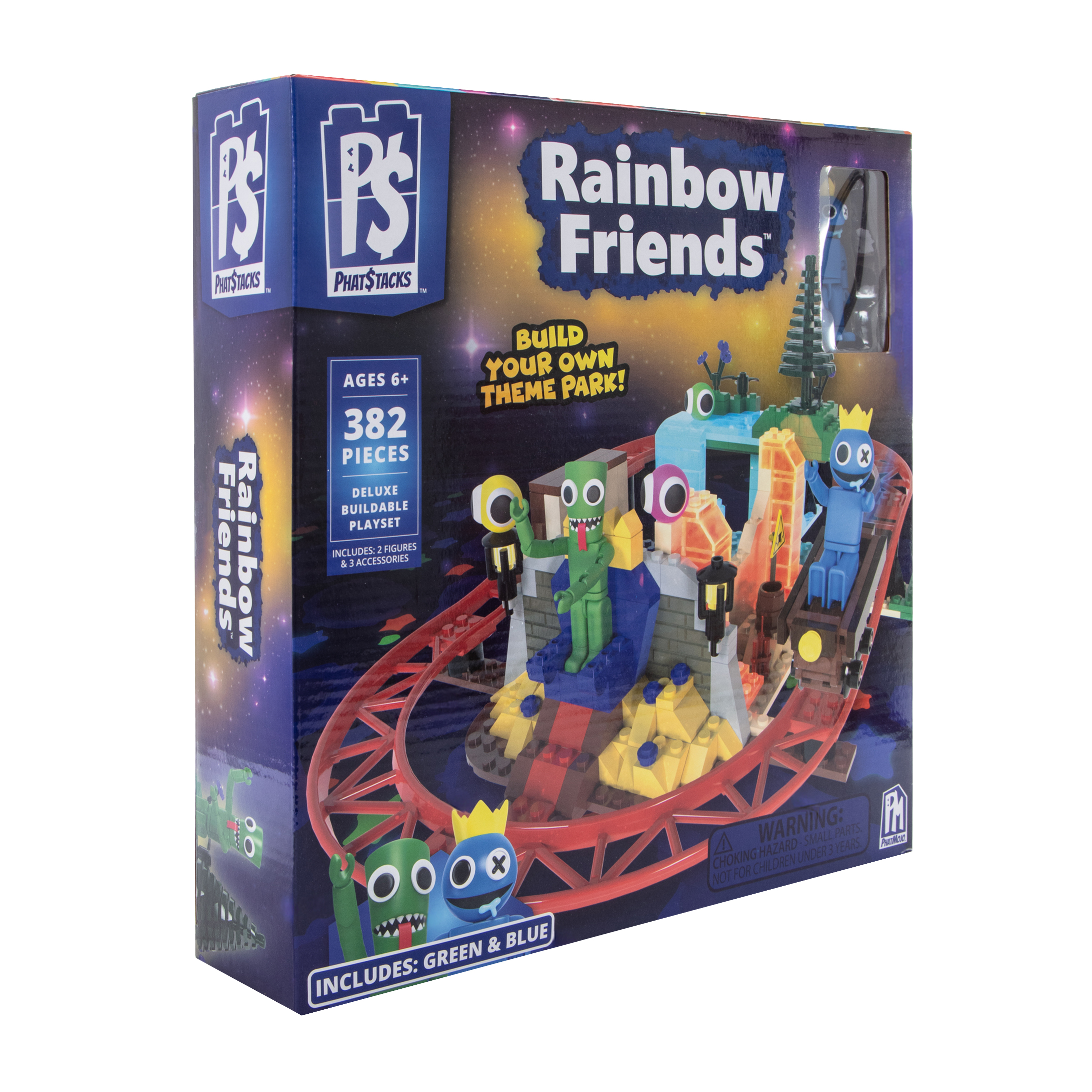 Rainbow Friends™ Build Your Own Theme Park Game Set
