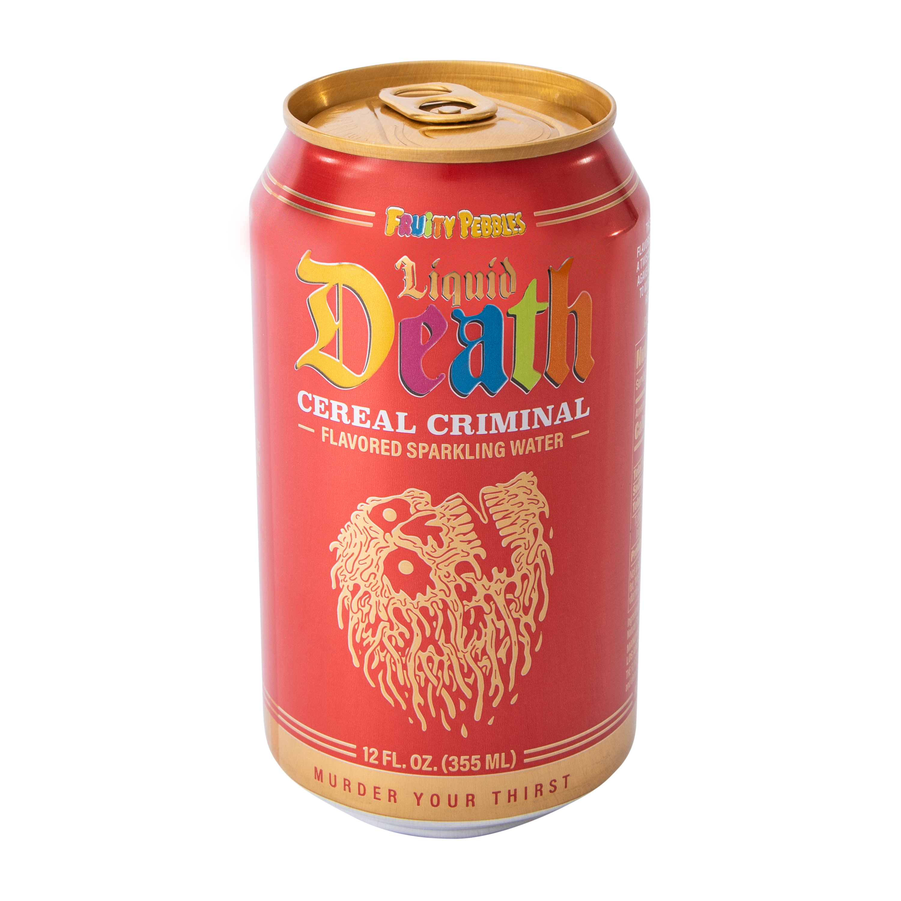 Liquid Death Cereal Criminal Flavored Sparkling Water 12oz