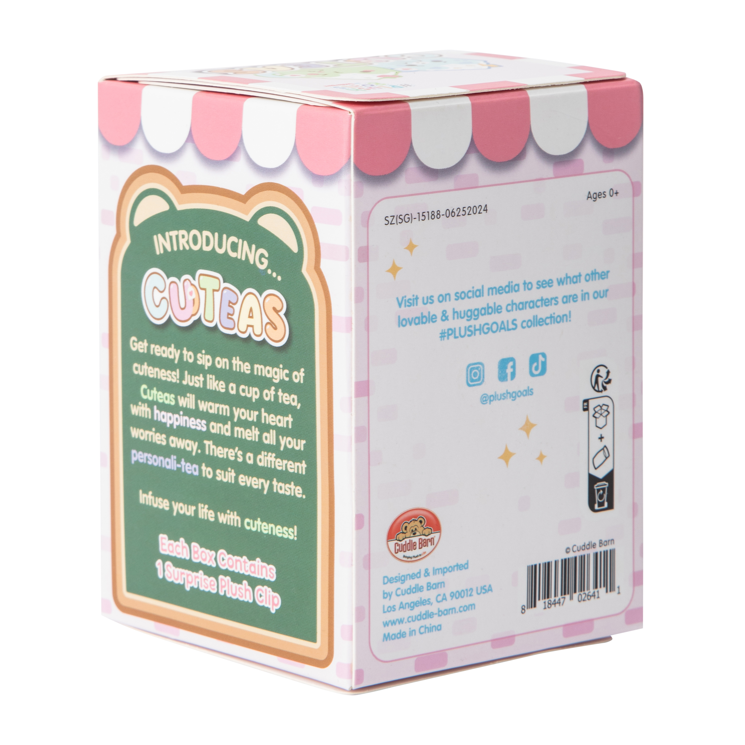 Cuteas Mini Surprise Plush Clips (Styles May Vary)