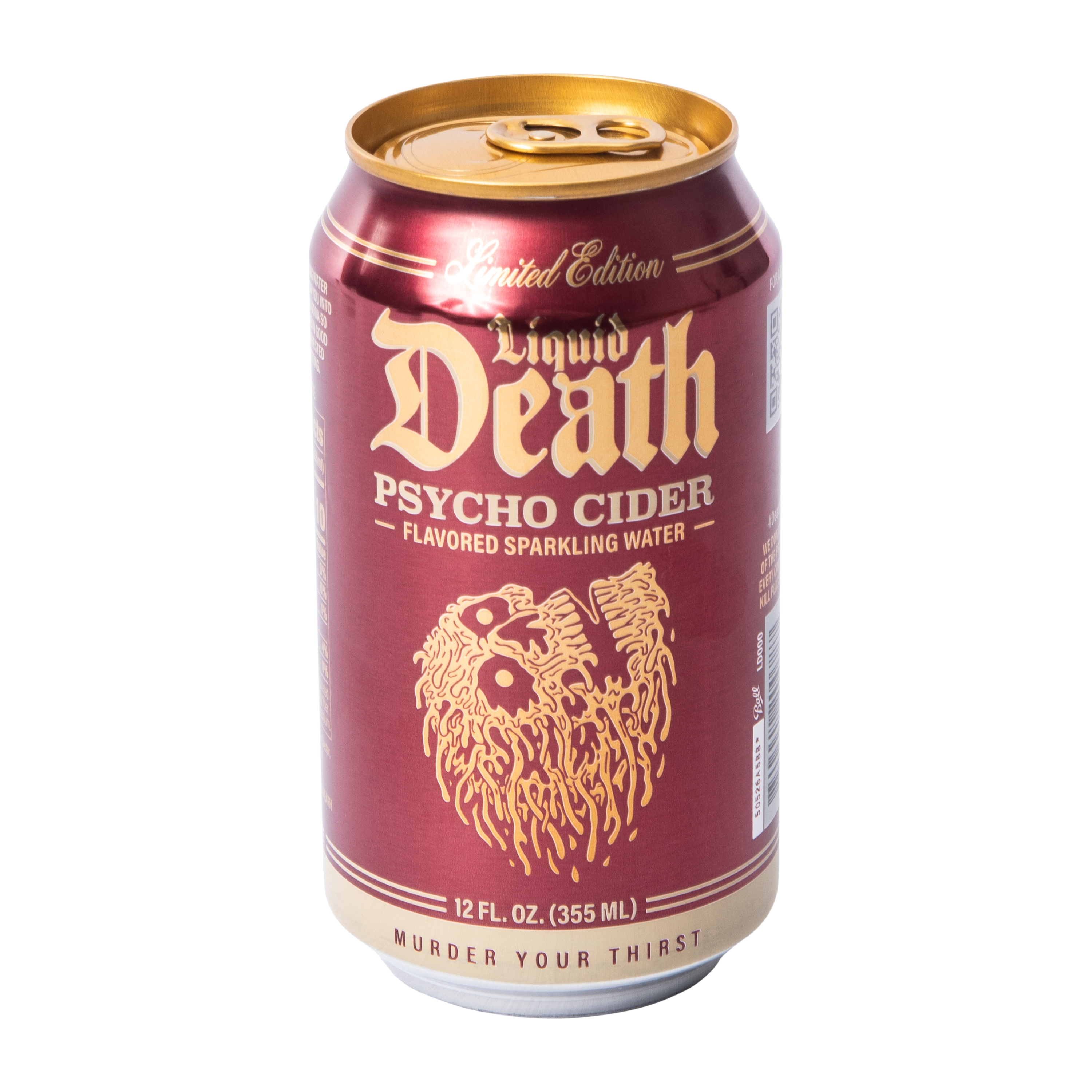 Liquid Death Limited Edition Psycho Cider Flavored Sparkling Water 12oz