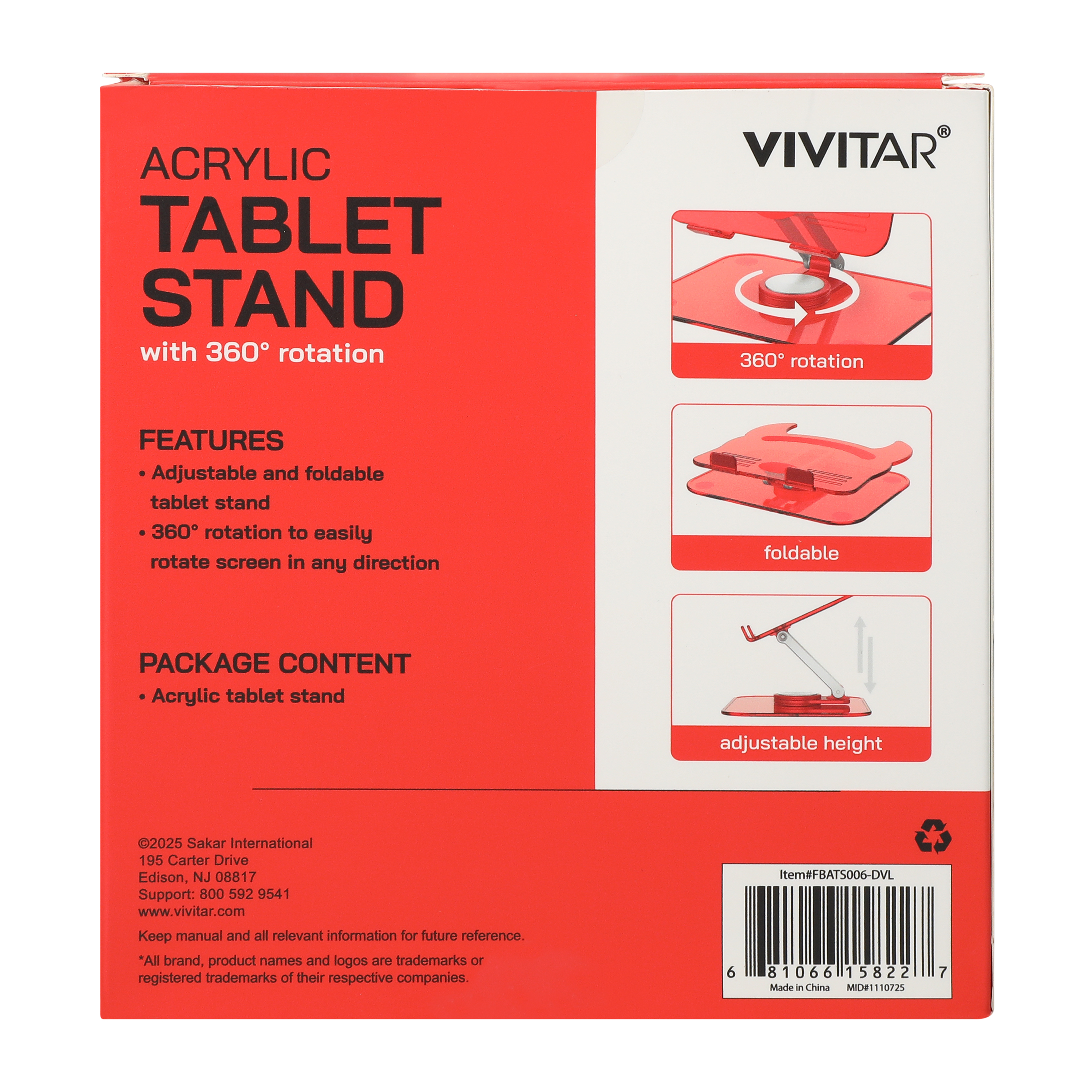Acrylic Tablet Stand