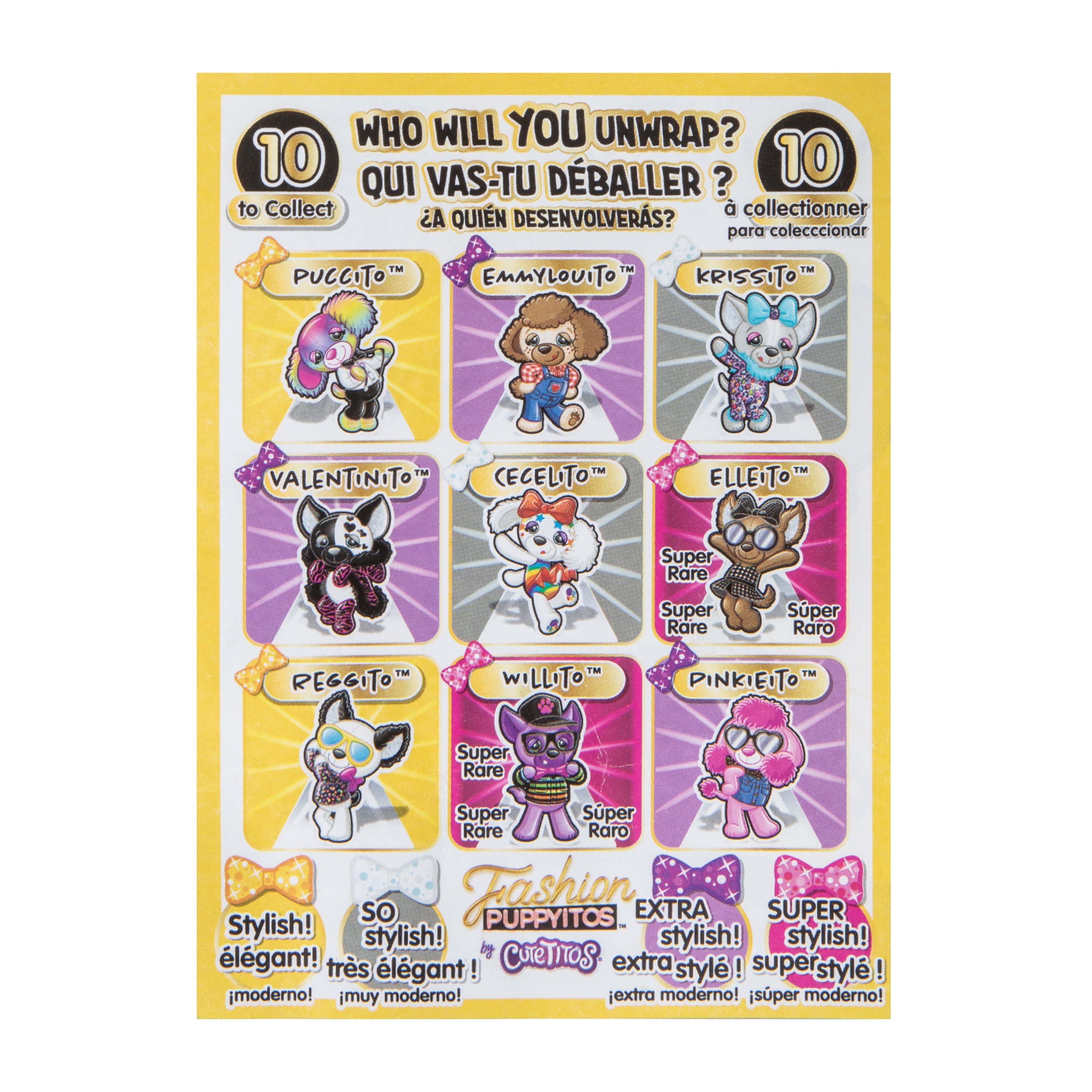 Fashion Puppyitos™ By Cutetitos®  Set (Styles May Vary)