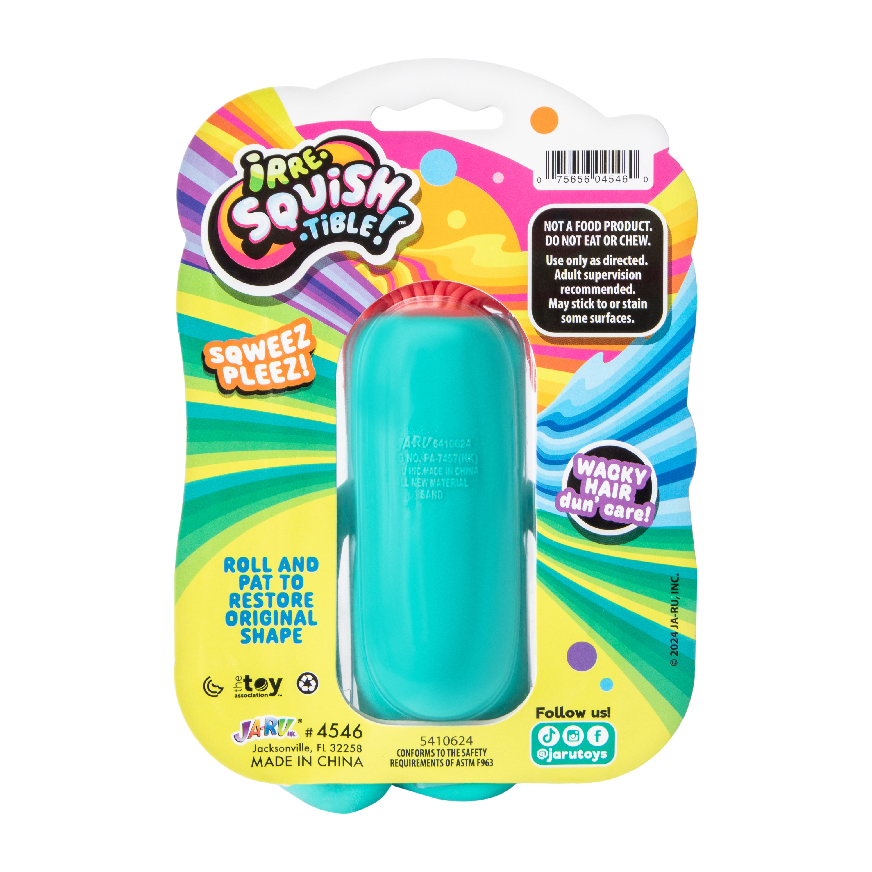 Irre-Squish-tible!™ Sqweezy Tube Man Toy (Styles May Vary)