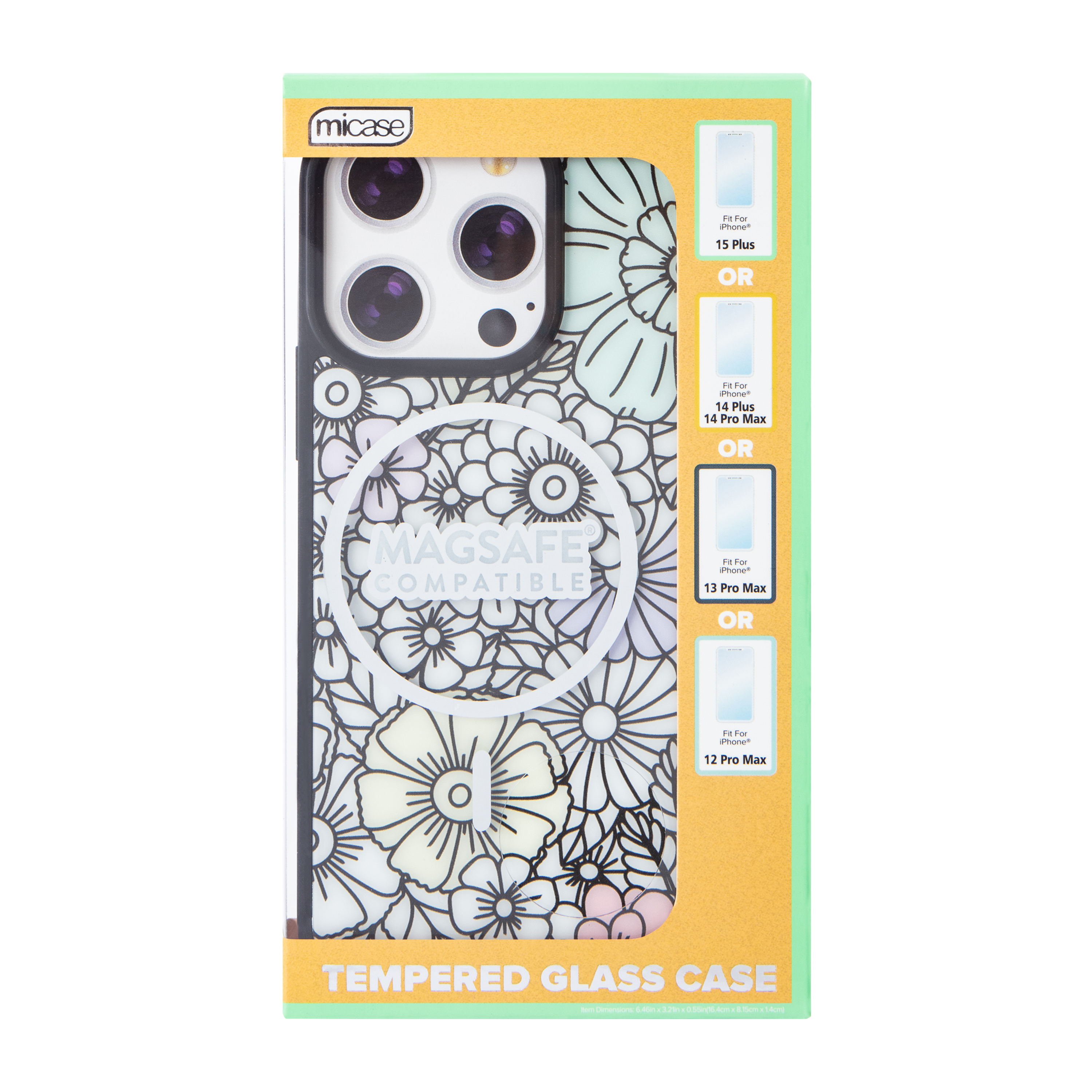 iPhone 15 Plus® Tempered Glass Phone Case