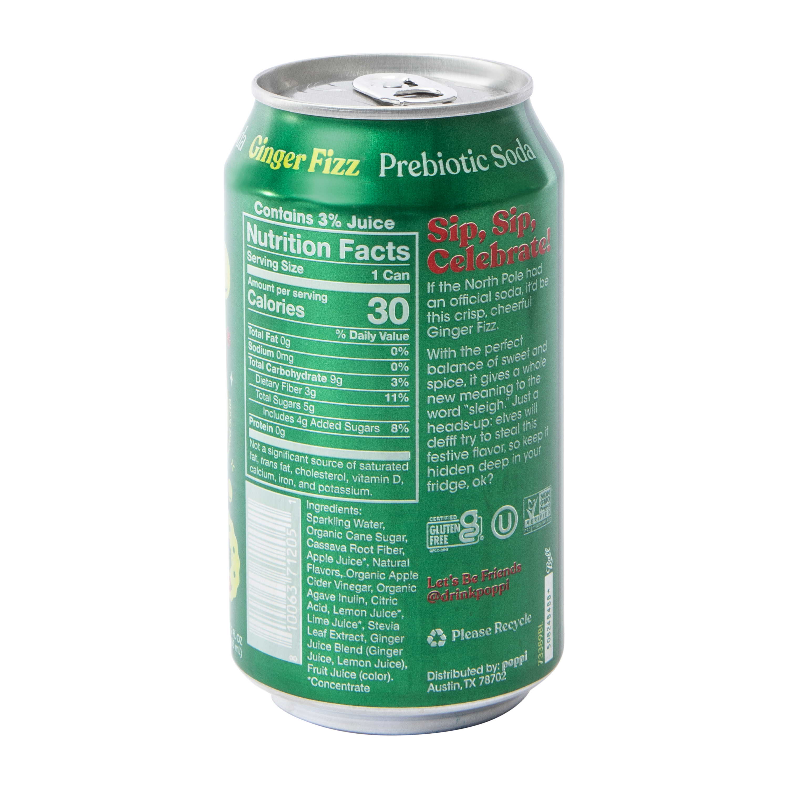 Poppi® Ginger Fizz Soda