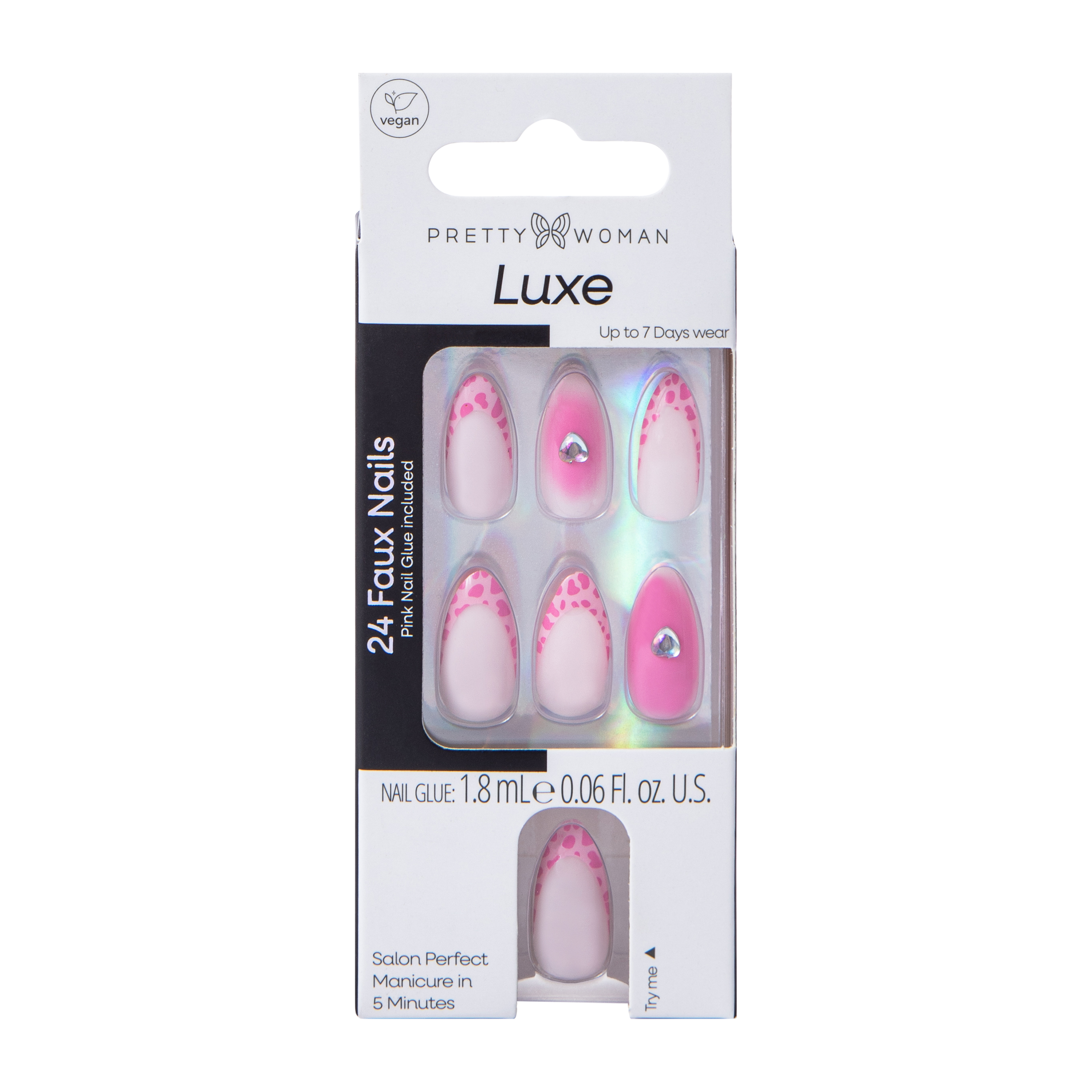Pretty Woman Luxe Faux Nails Set 24-Count