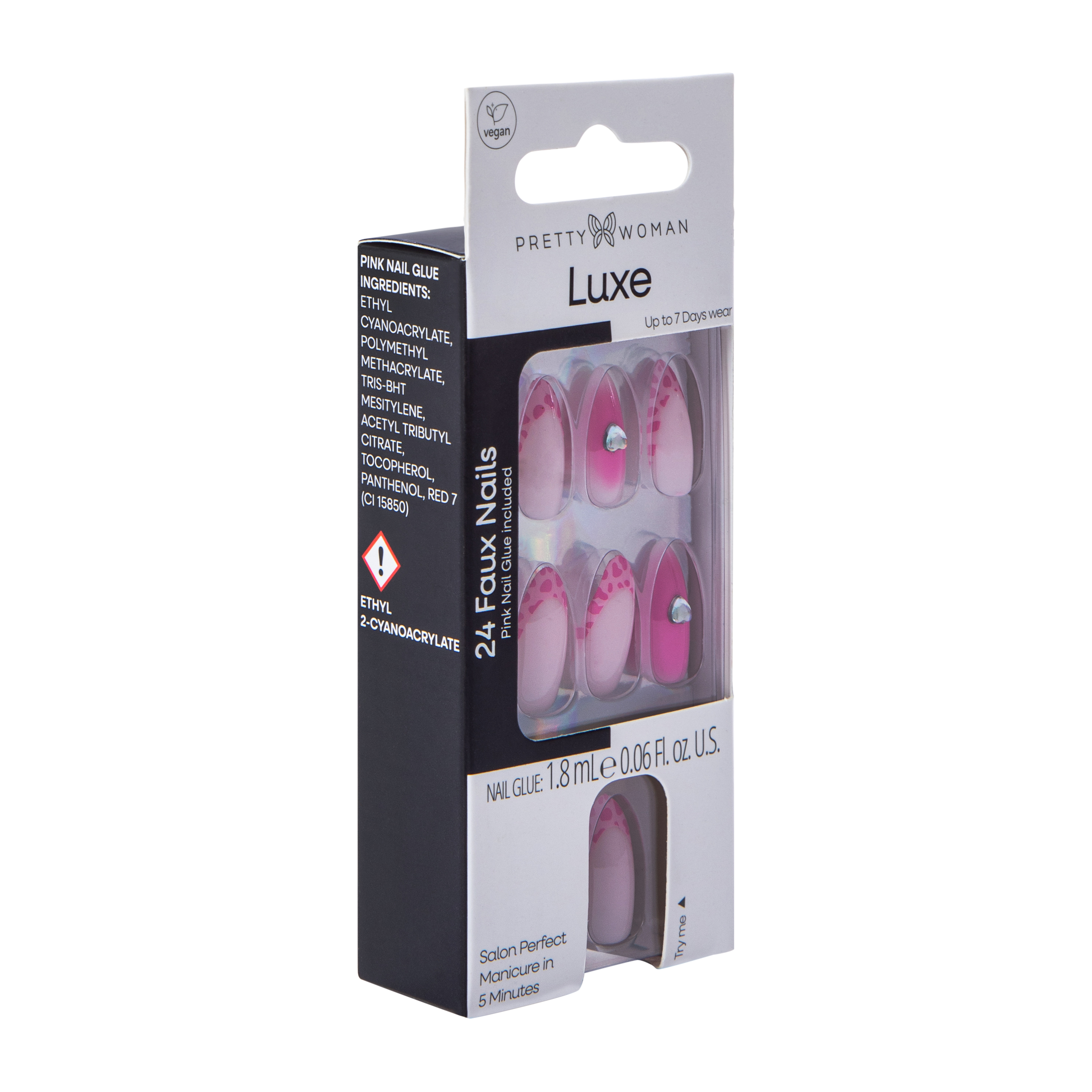Pretty Woman Luxe Faux Nails Set 24-Count