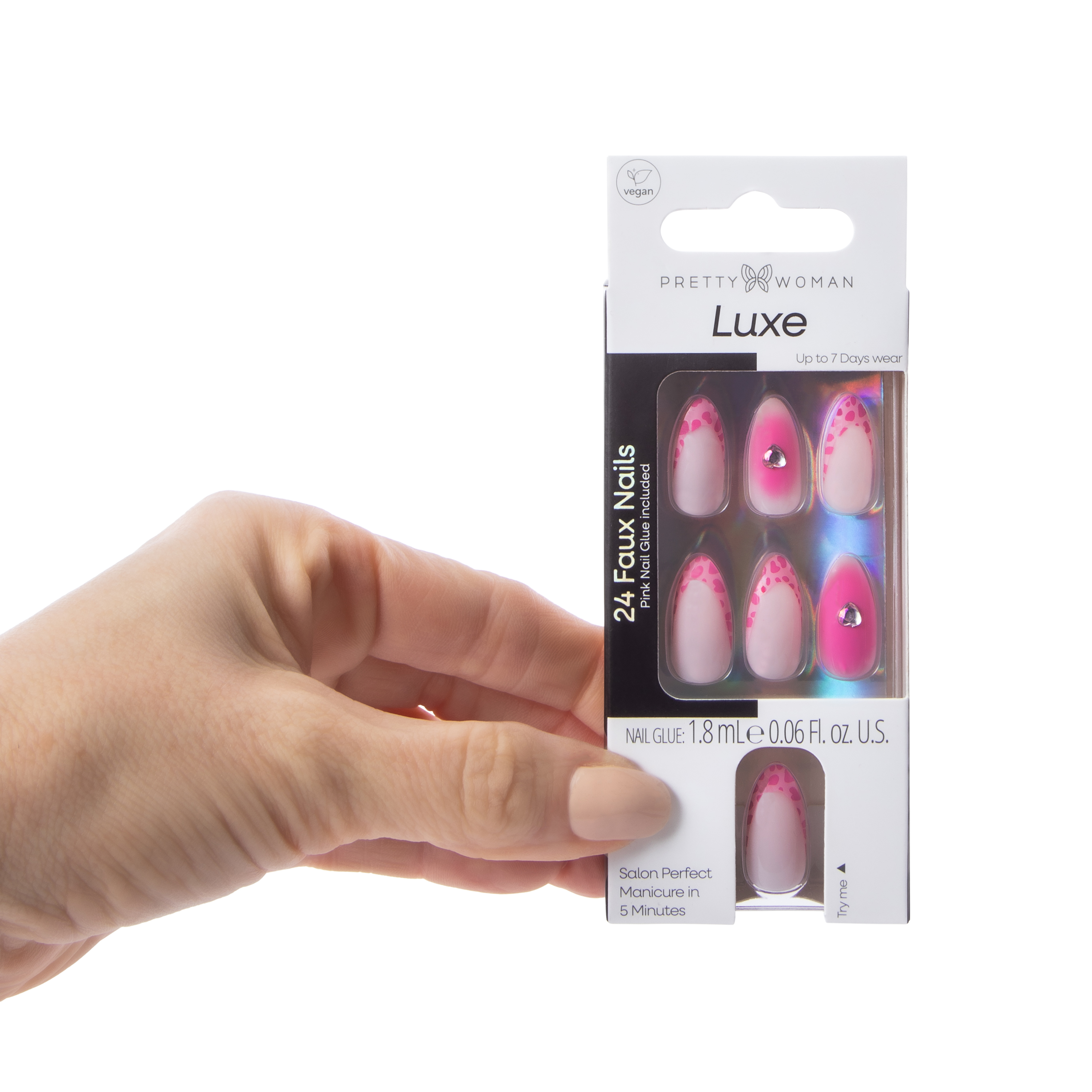 Pretty Woman Luxe Faux Nails Set 24-Count