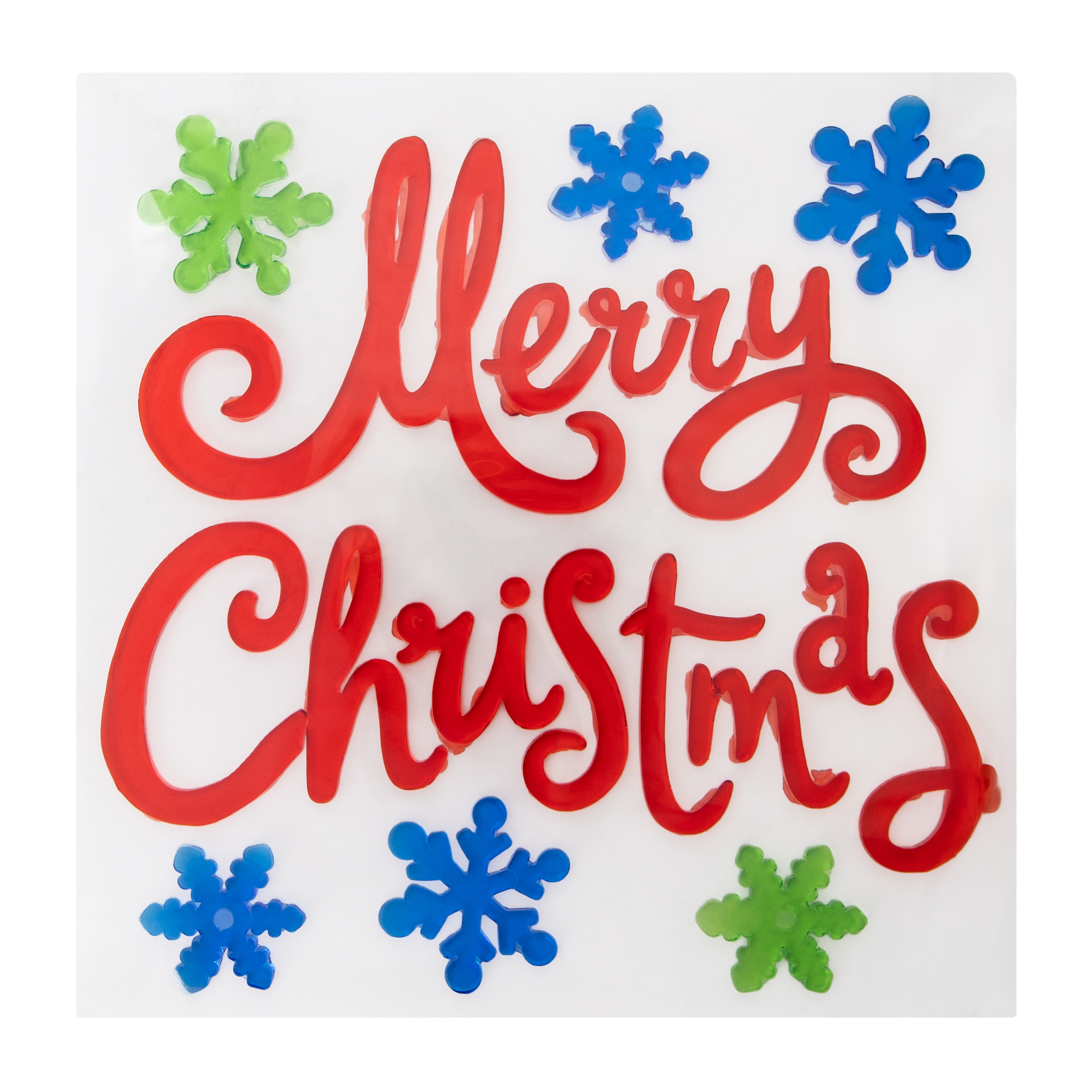 Christmas Window Gel Clings