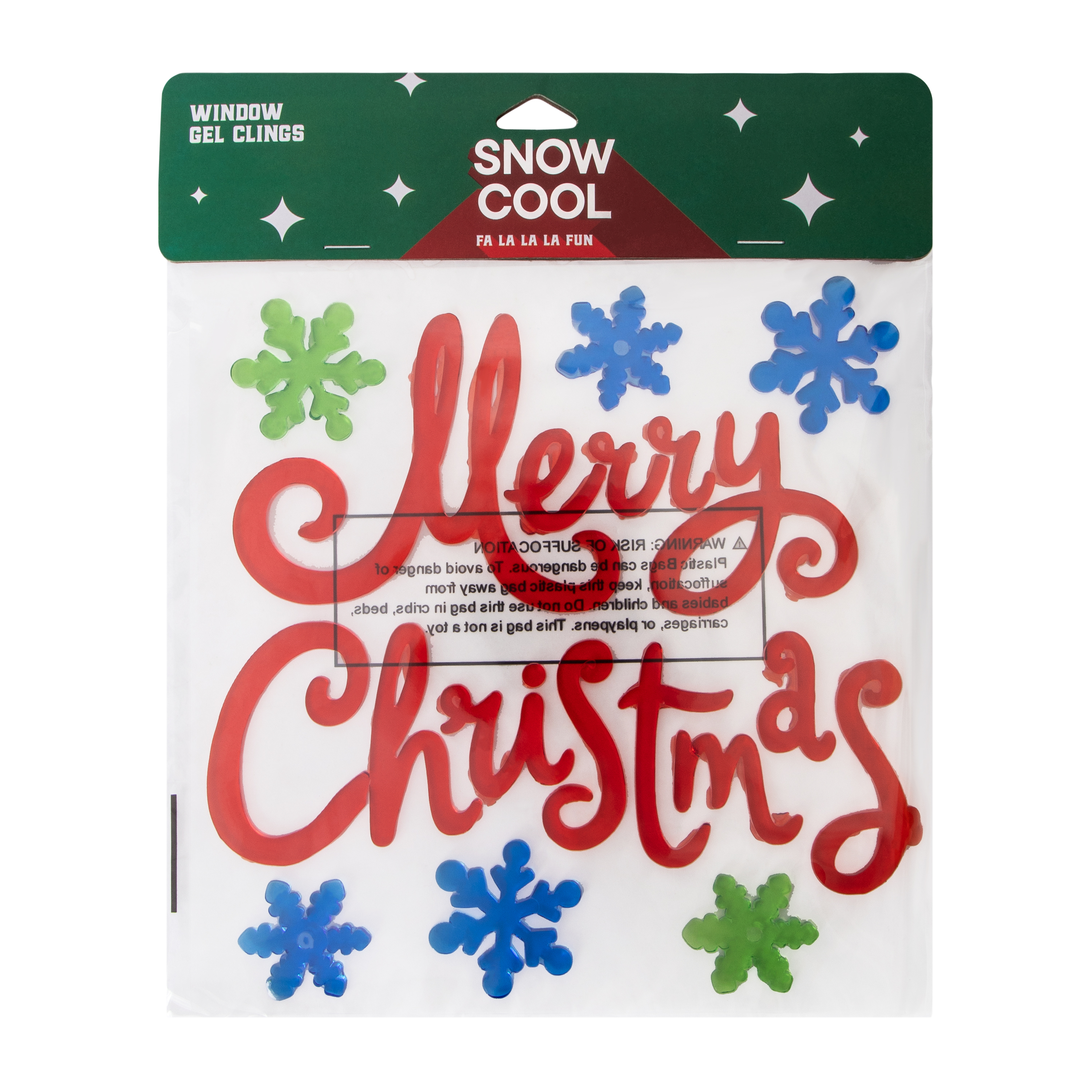 Christmas Window Gel Clings