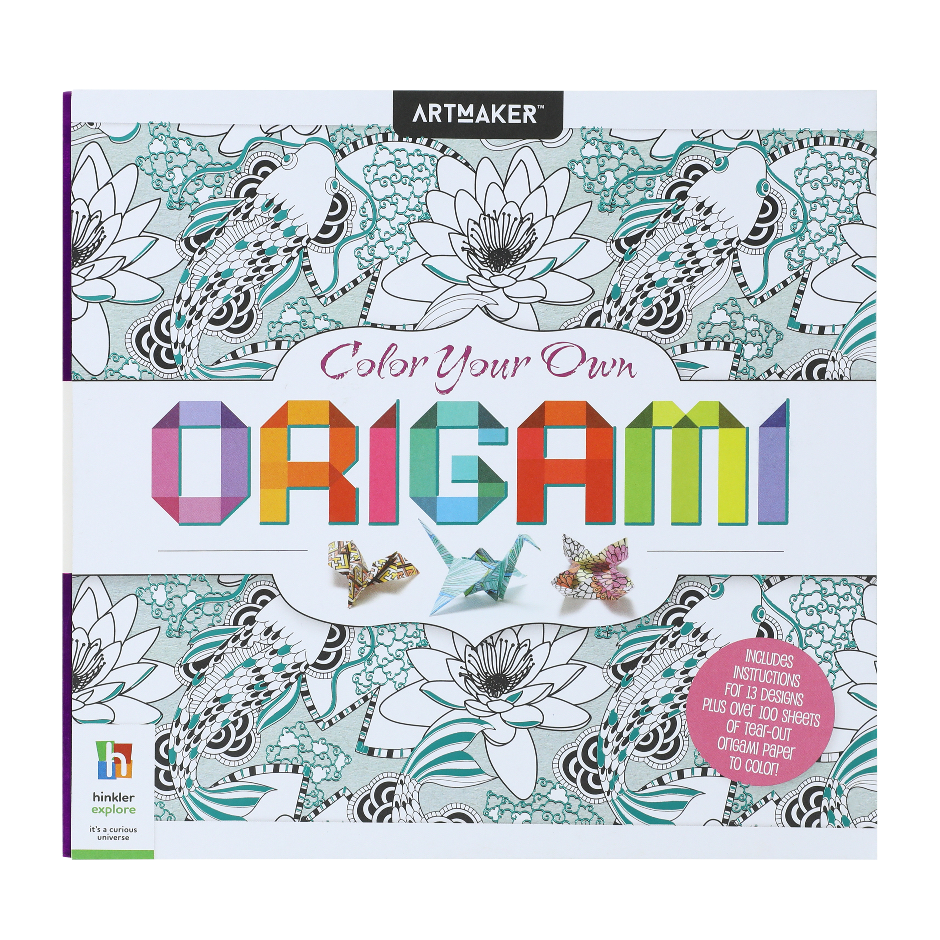 Artmaker™ Color Your Own Origami Book