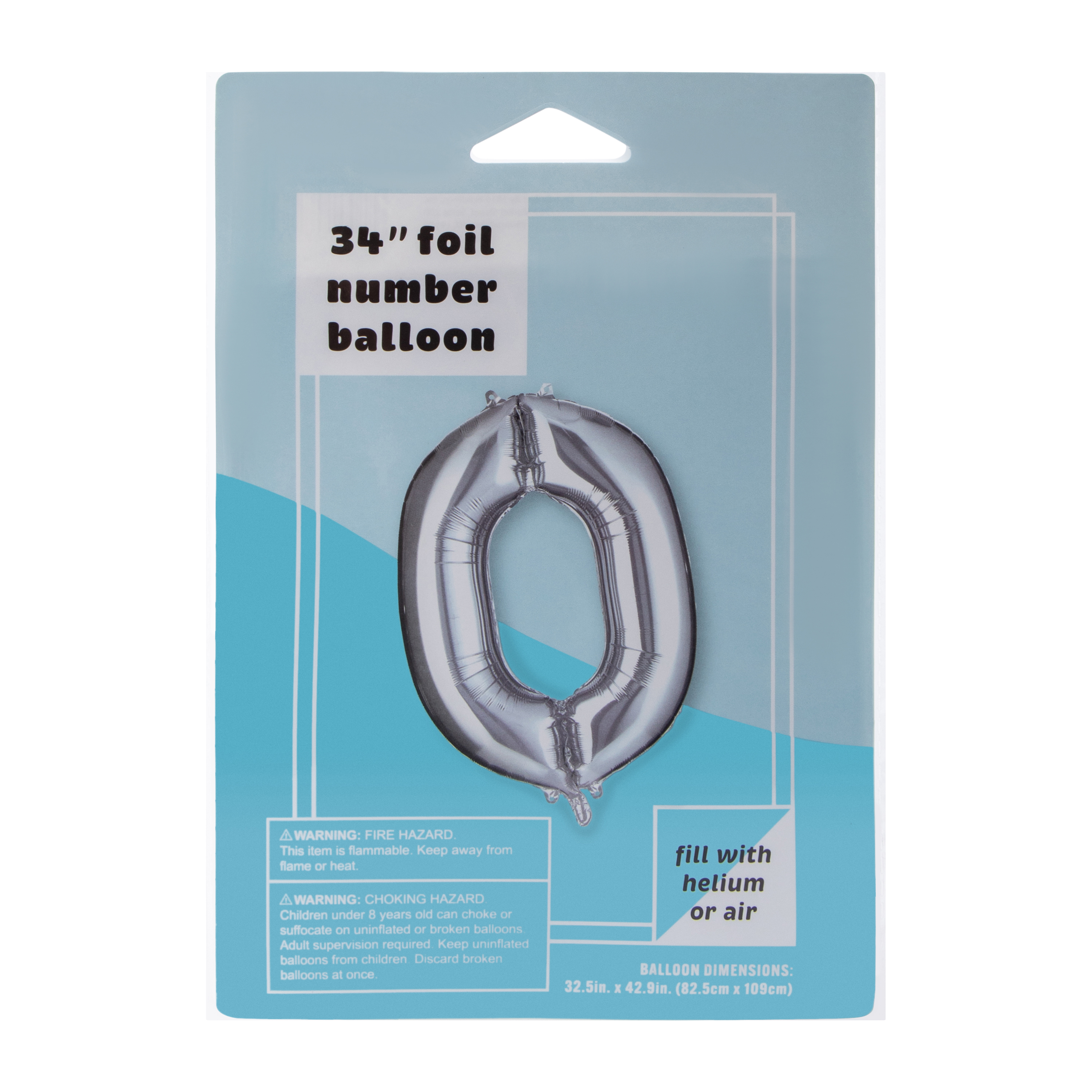 Foil Number Balloon 34in | Five Below