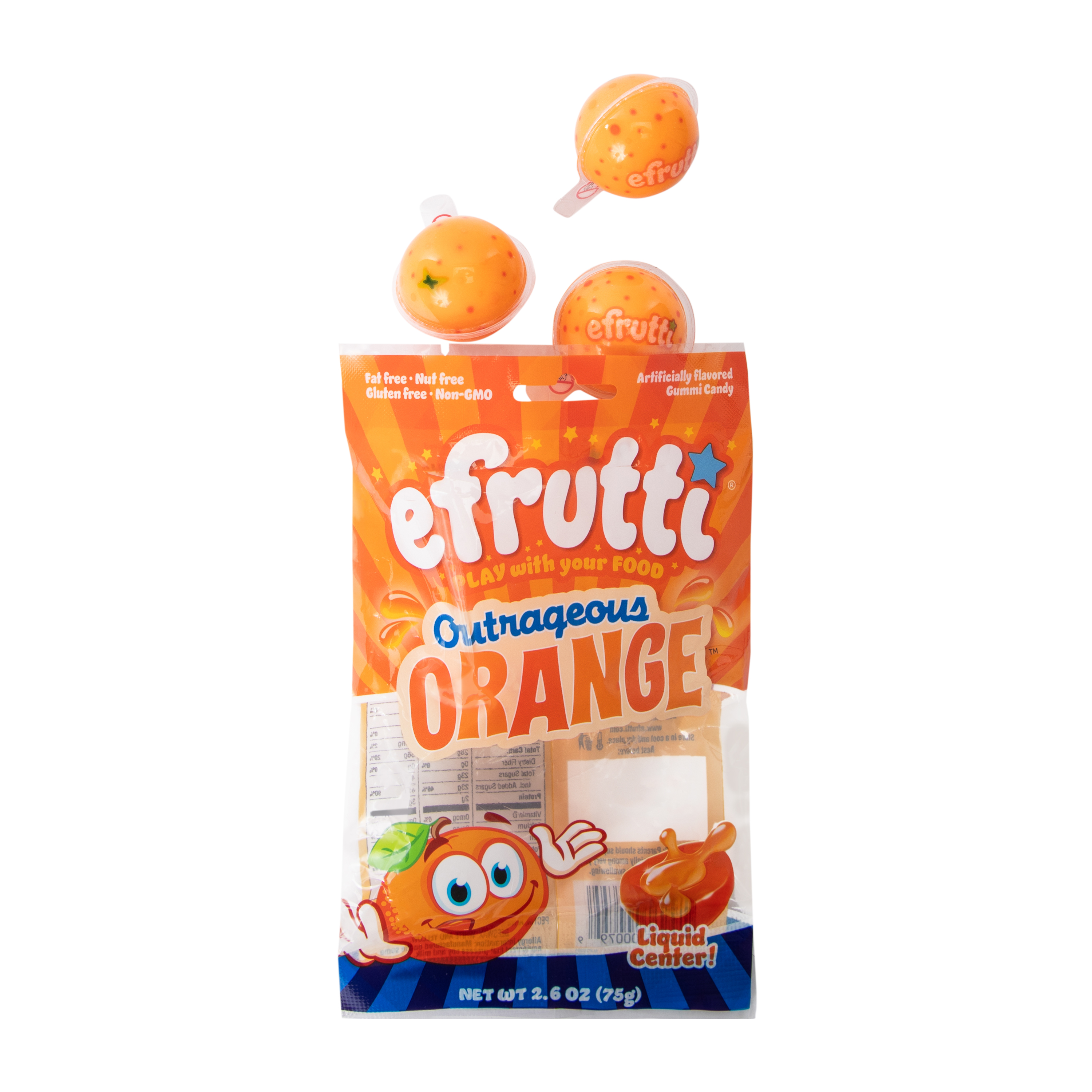 Efrutti® Outrageous Orange Gummi Candy 2.6oz